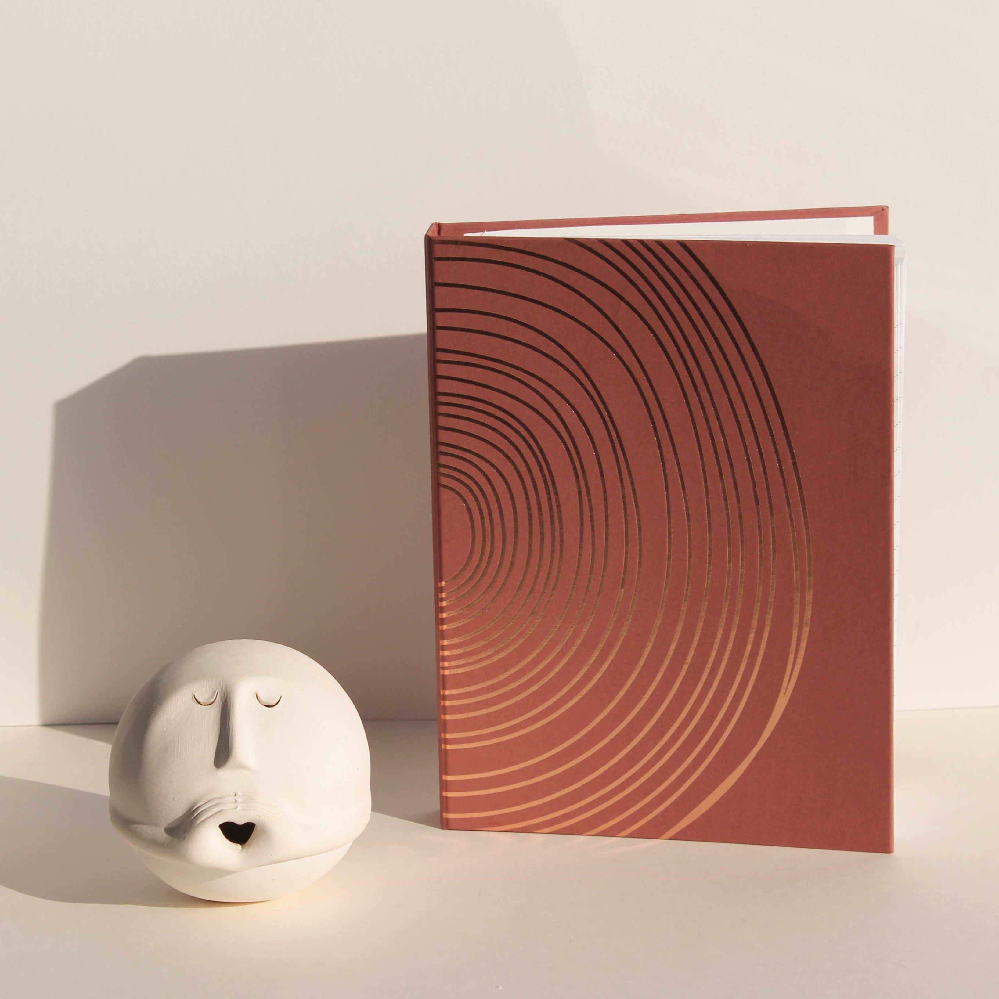 Rosebud foiled folder Notebook