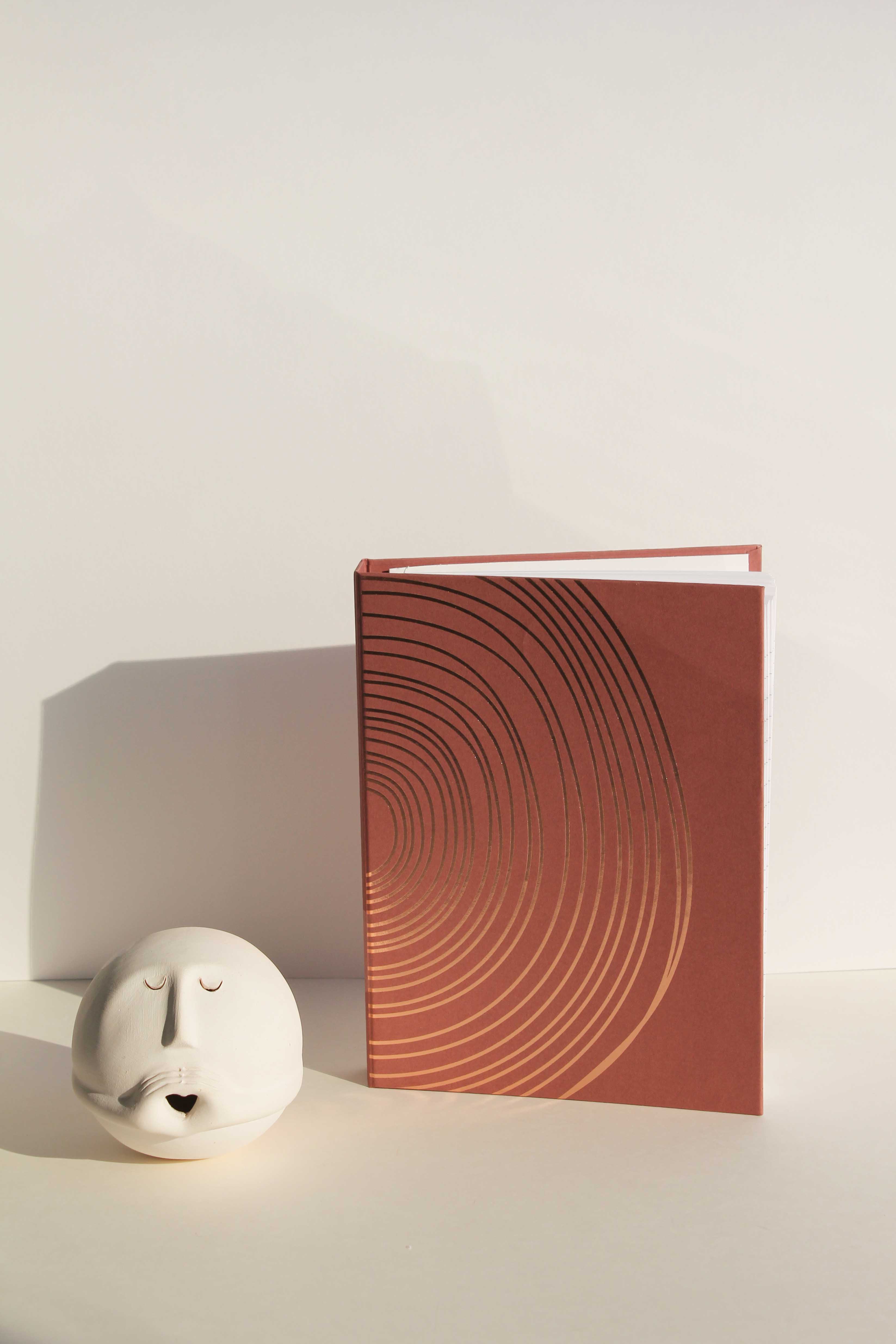 Rosebud foiled folder Notebook