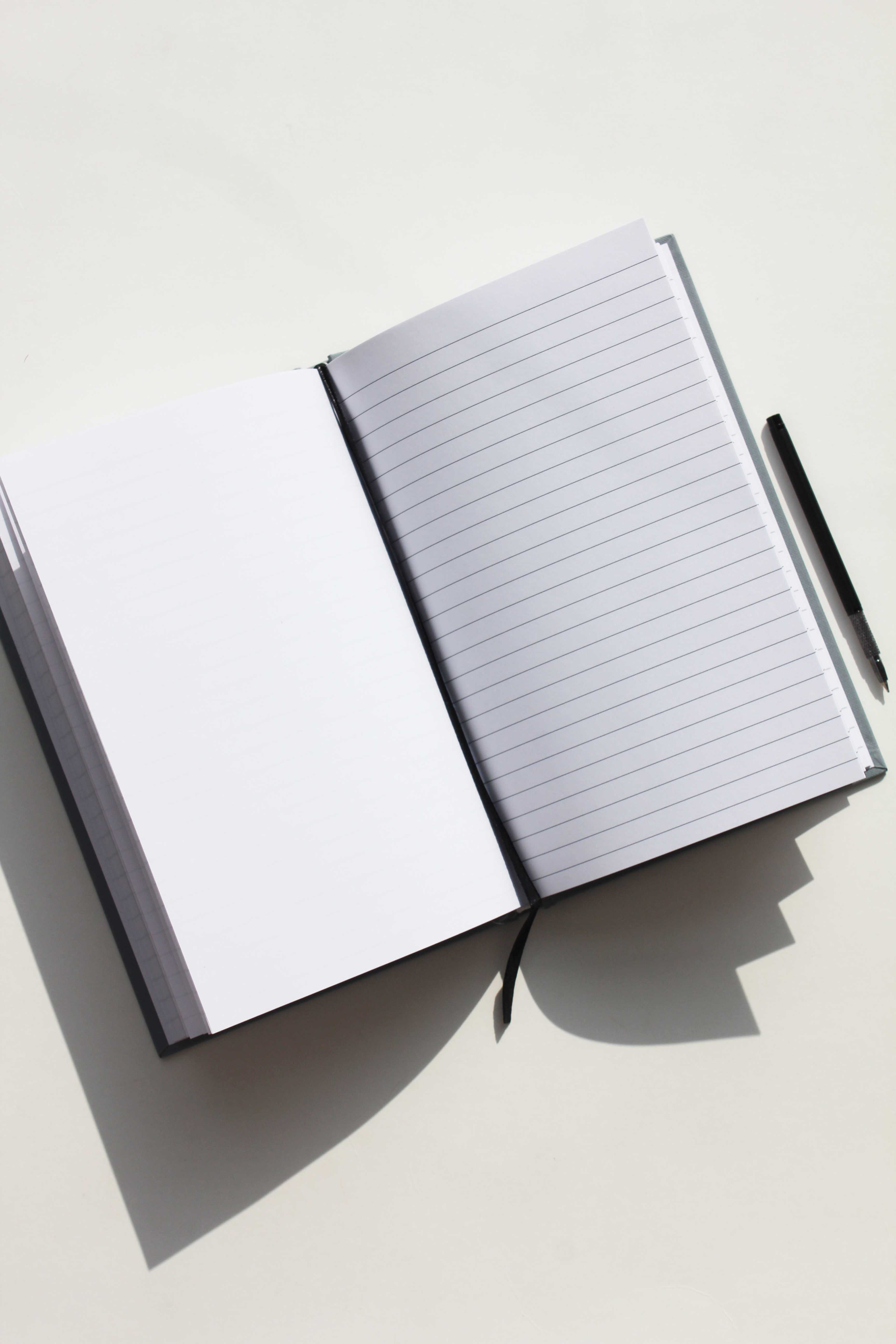 A5 Grey Hardbound Notebook