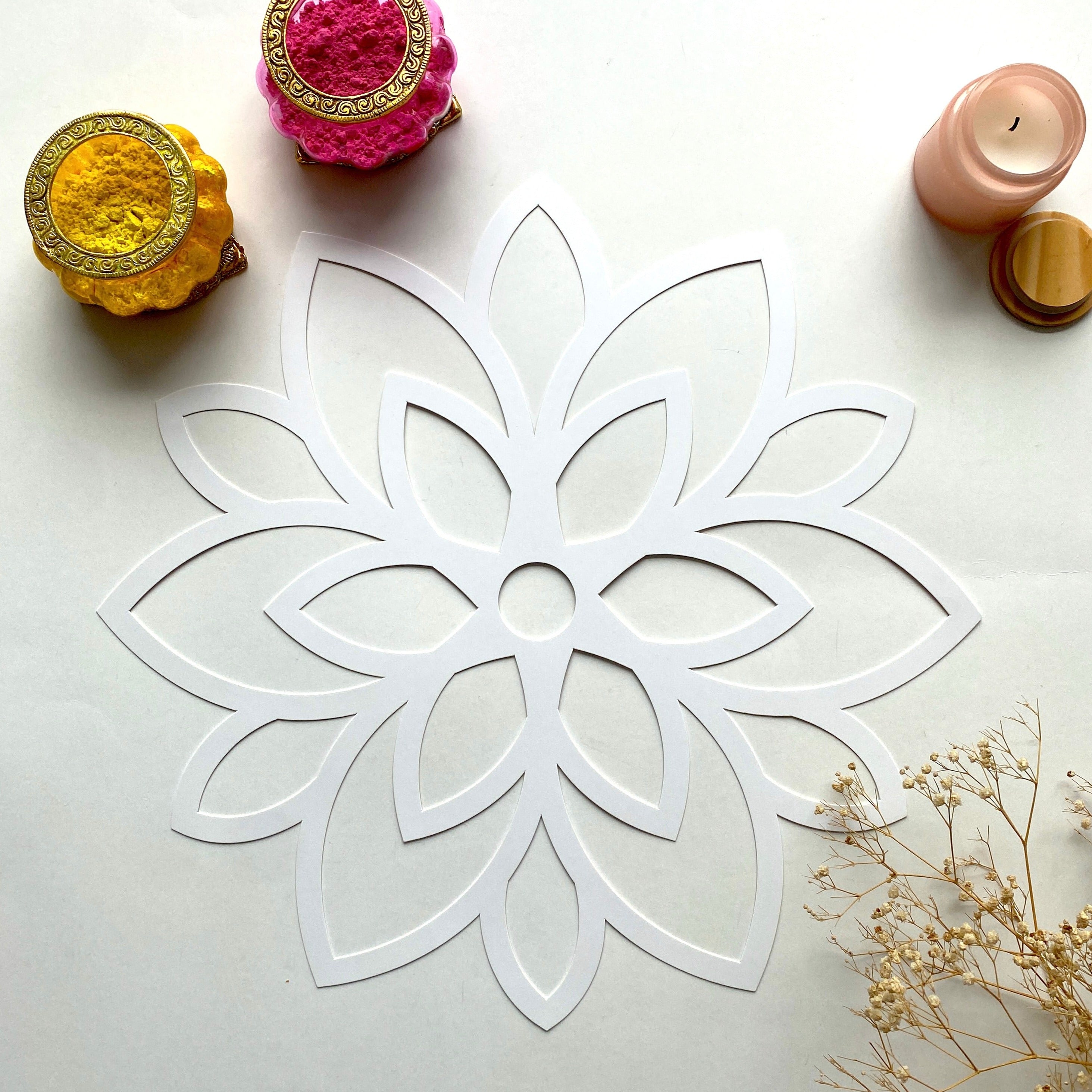 Mandala stencil <br/> set of 3