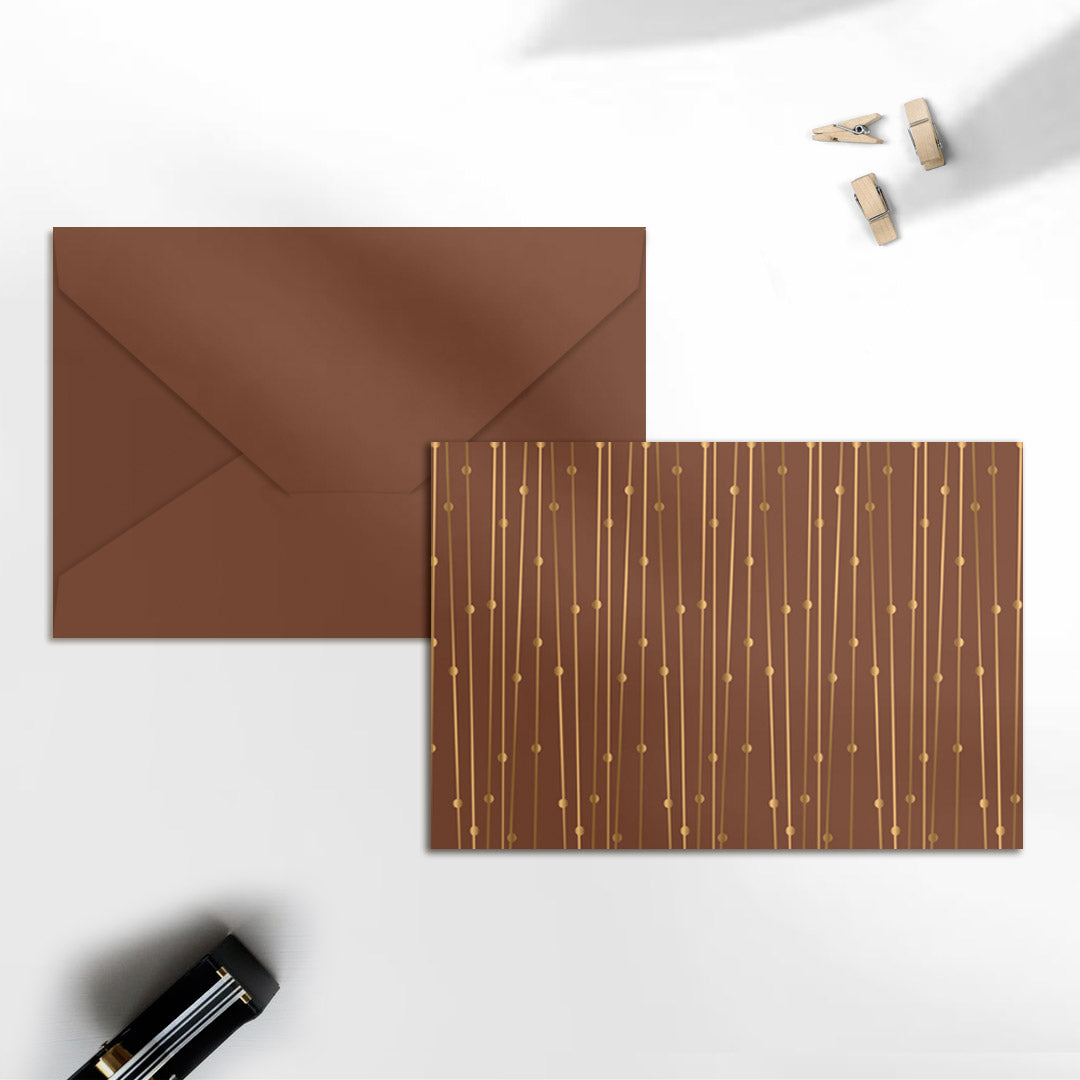 Canyon invitation envelopes (foiling) set of 5 - PAPER-IT