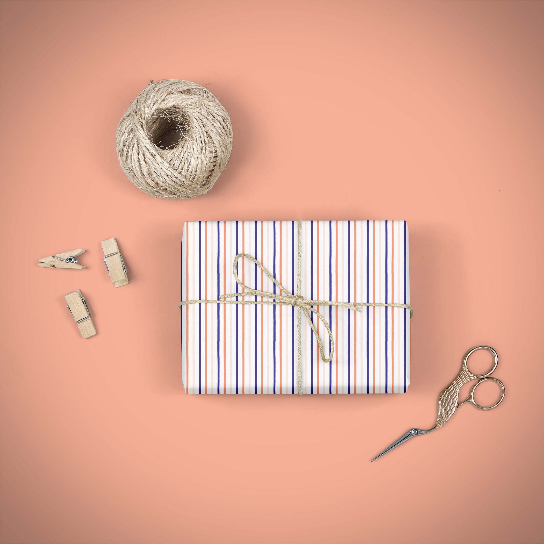 Lines wrapping sheets+note cards<br/>(set of 5) - PAPER-IT