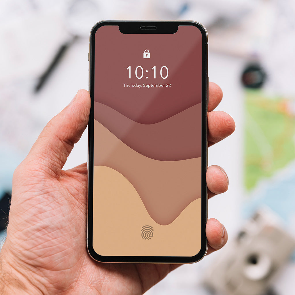 Paper wave wallpapers </br> Set of 3