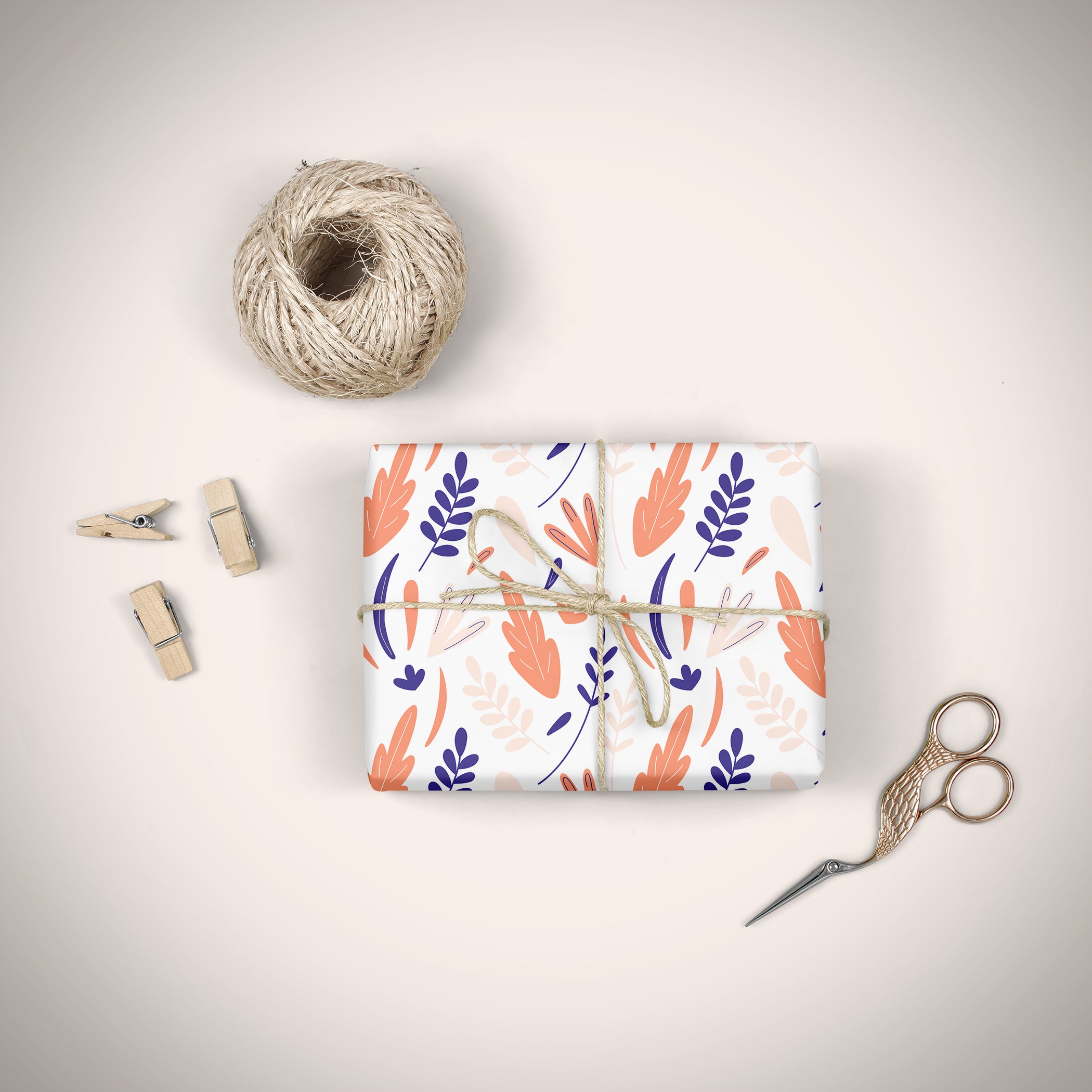Fiorentina wrapping sheets+note cards<br/>(set of 5) - PAPER-IT
