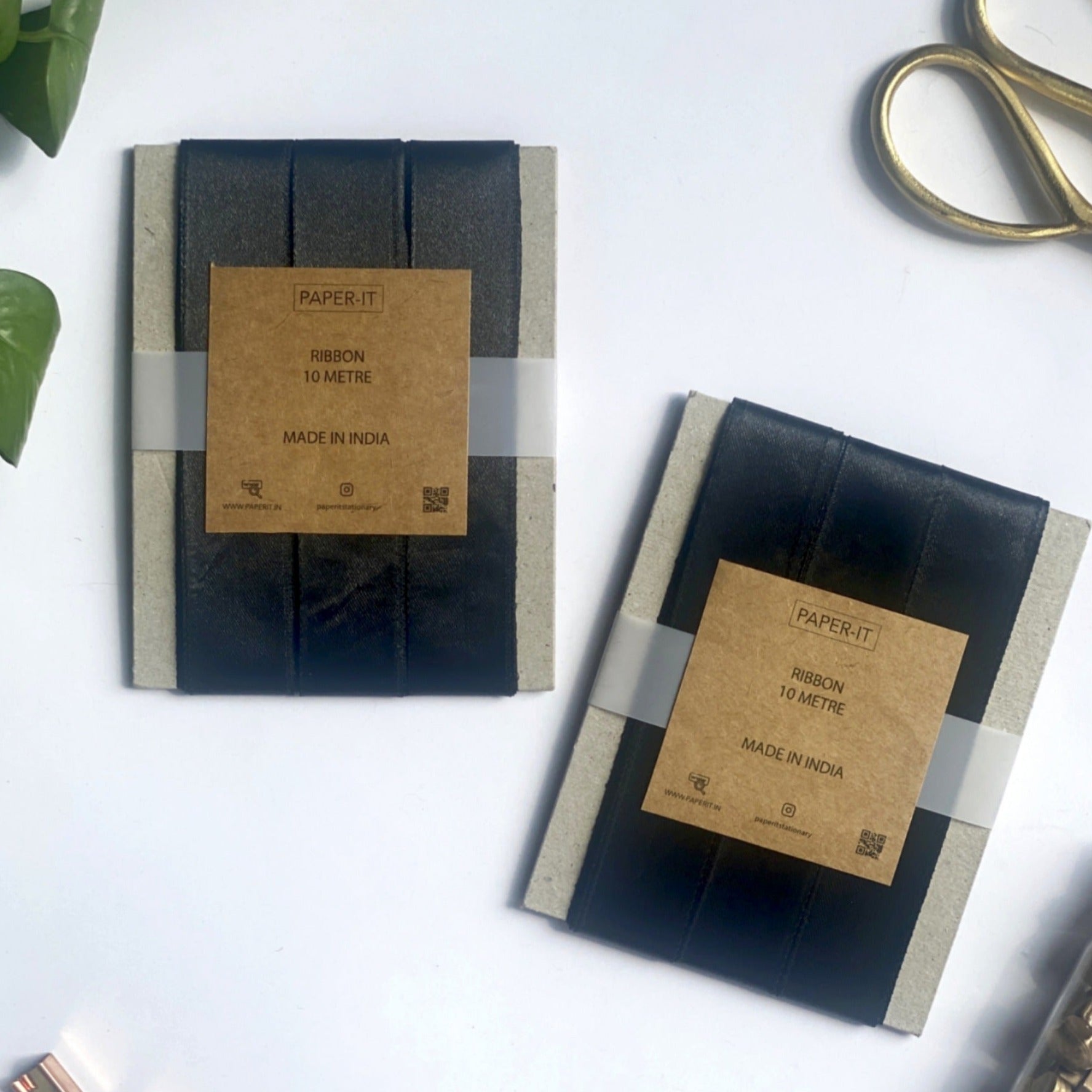 Black Satin Ribbon (10 metre)