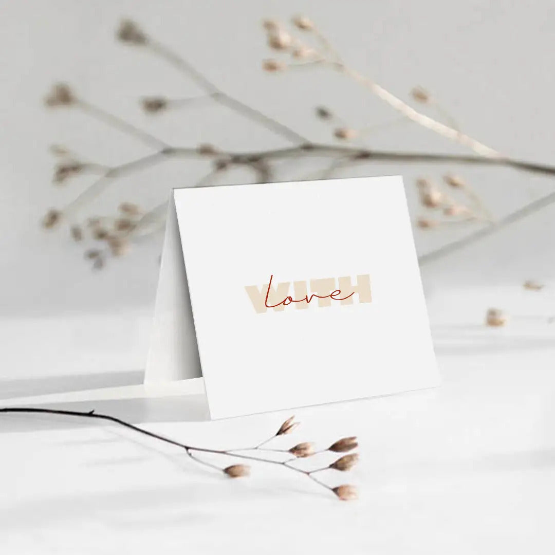Thank you & With love cards <br/> set of 10 - PAPER-IT