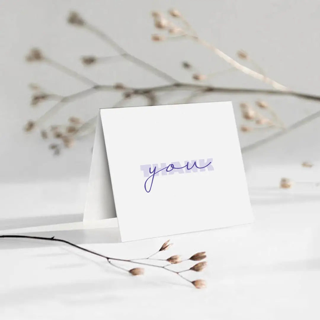 Thank you & With love cards <br/> set of 10 - PAPER-IT