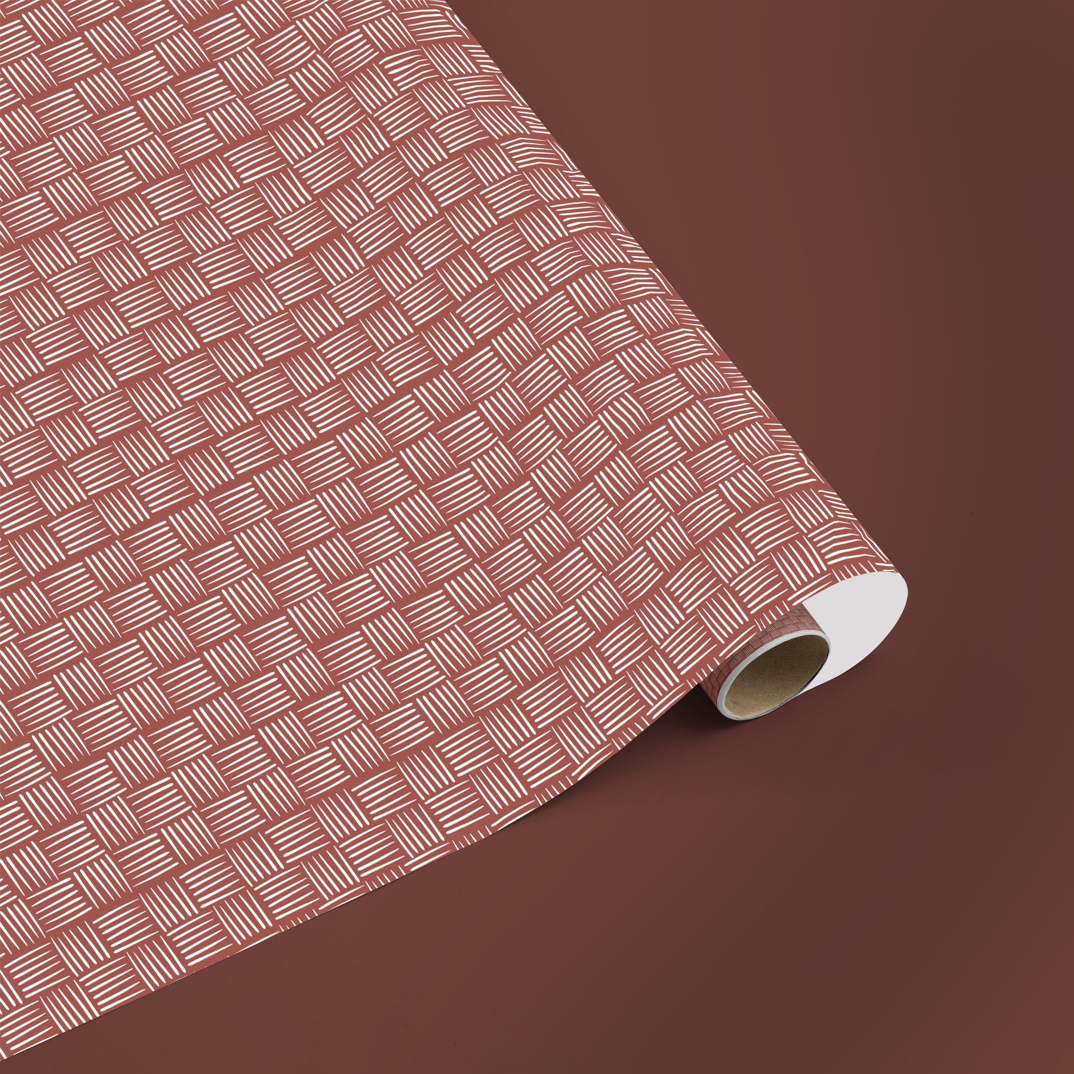 Burnt brick wrapping sheets+note cards<br/>(set of 5) - PAPER-IT