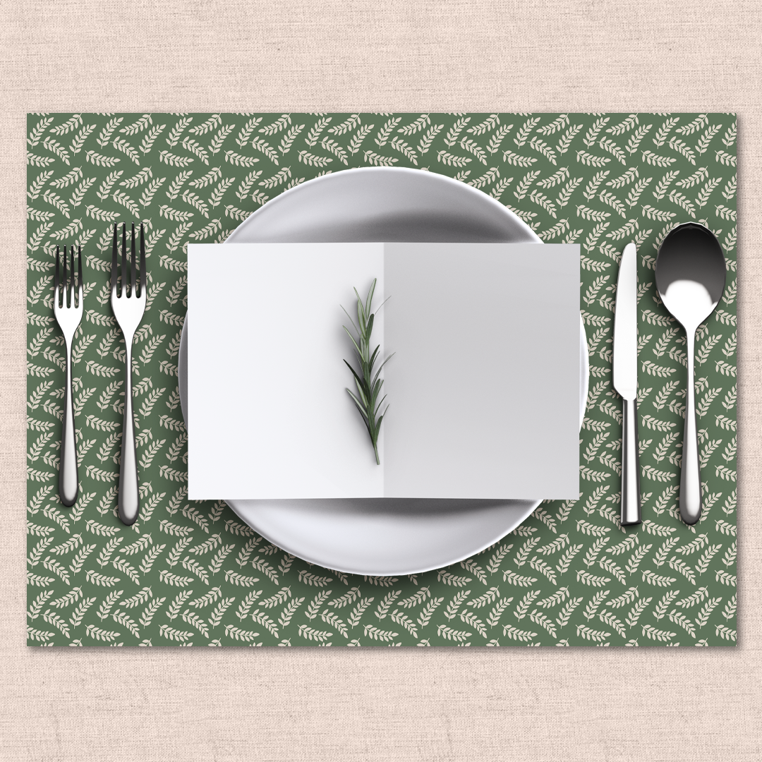 Leaves Paper Tablemats <br/> Set of 50 - PAPER-IT
