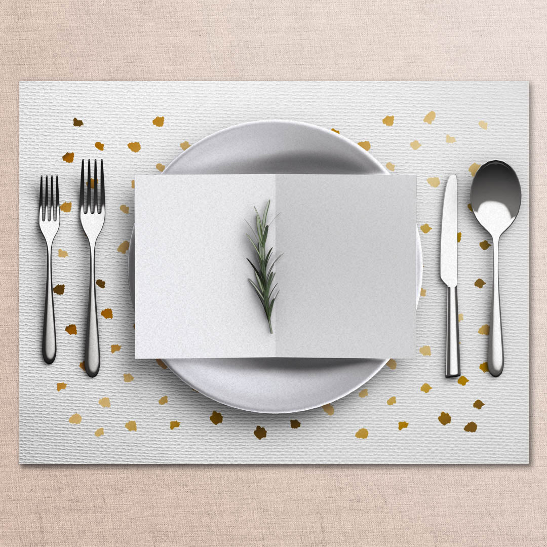 Blaze Tablemats (Gold Foiling) <br/> Set Of 50 - PAPER-IT