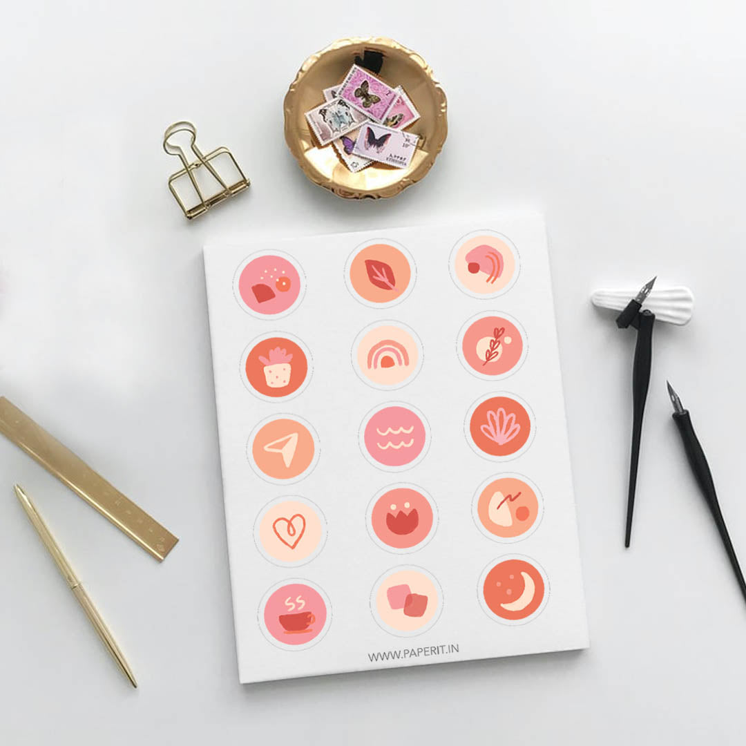 Minim stickers <br/> (Set Of 3) - PAPER-IT