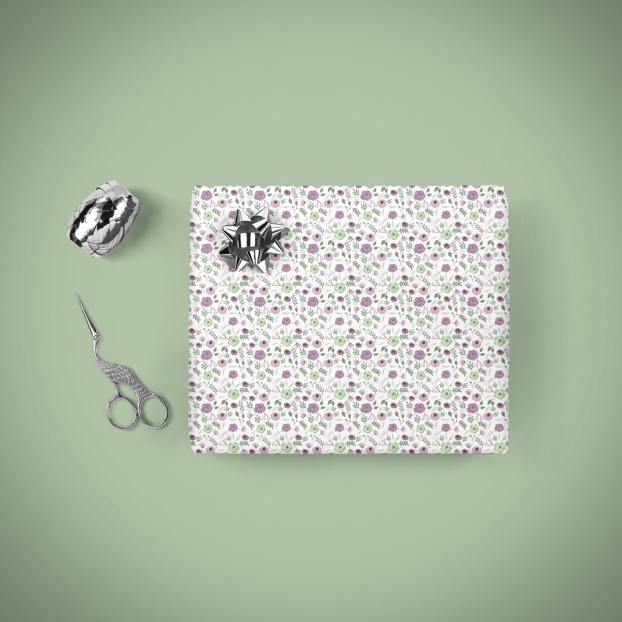 Wildflower wrapping sheets+note cards <br/> (set of 5) - PAPER-IT