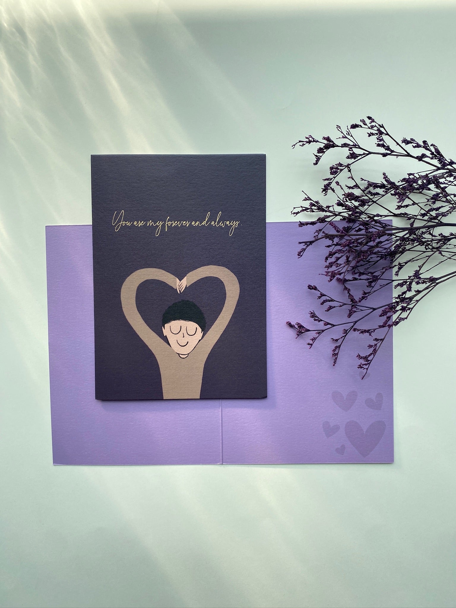 Forever & Always Greeting Card (Foiled)