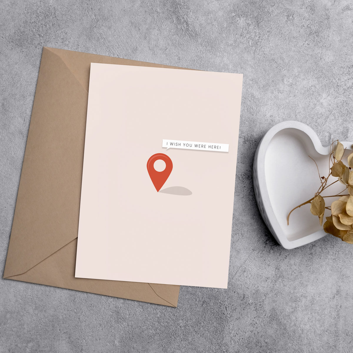 Distance Greeting Card