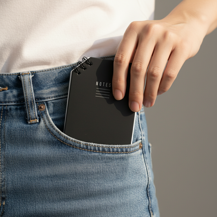 Black Pocket Diaries (Set Of 2)