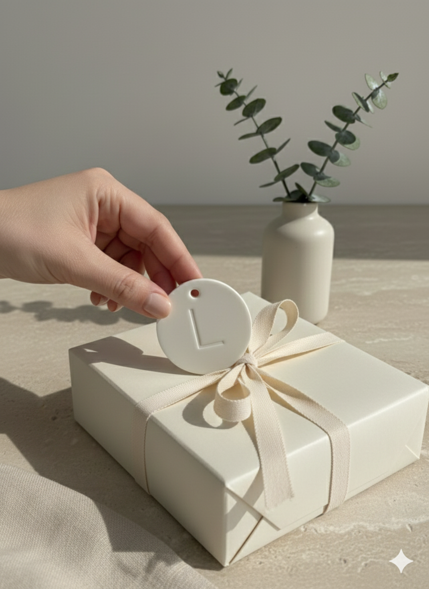 Alphabet Debossed Tags — Set of 26