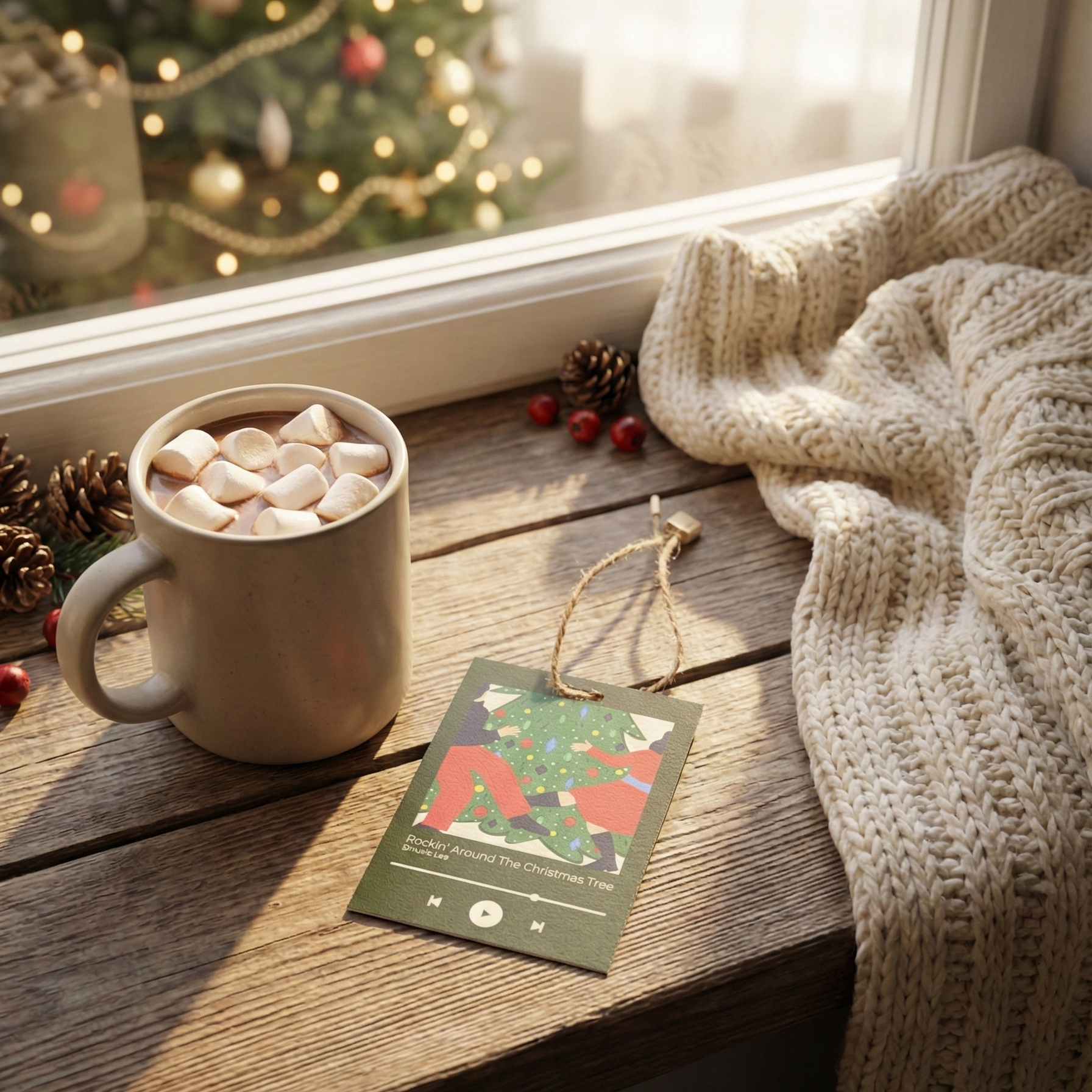 Christmas classic playlist gift tags (set of 12)