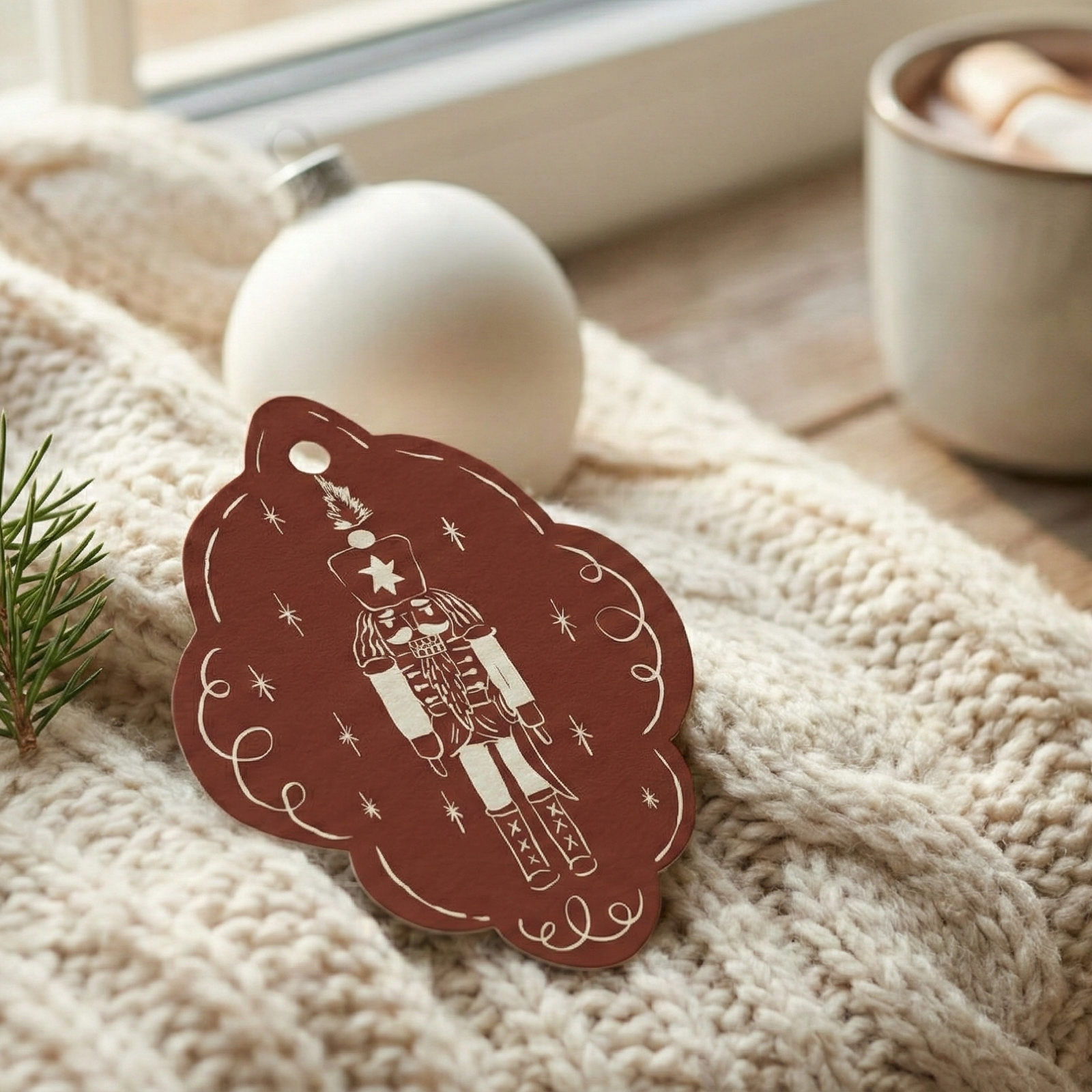 Holiday home tags (set of 12)
