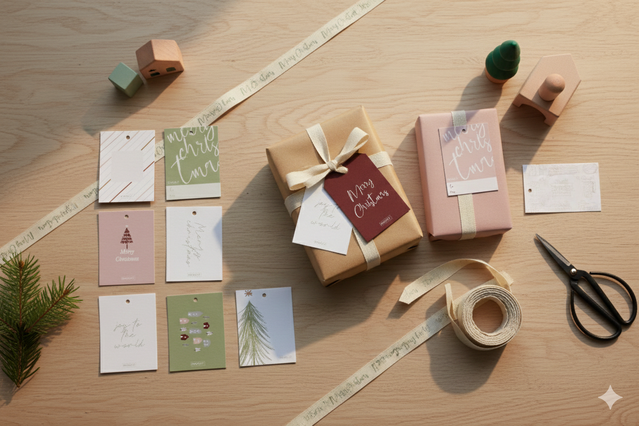 Christmas gift tags <br/> (set of 12)
