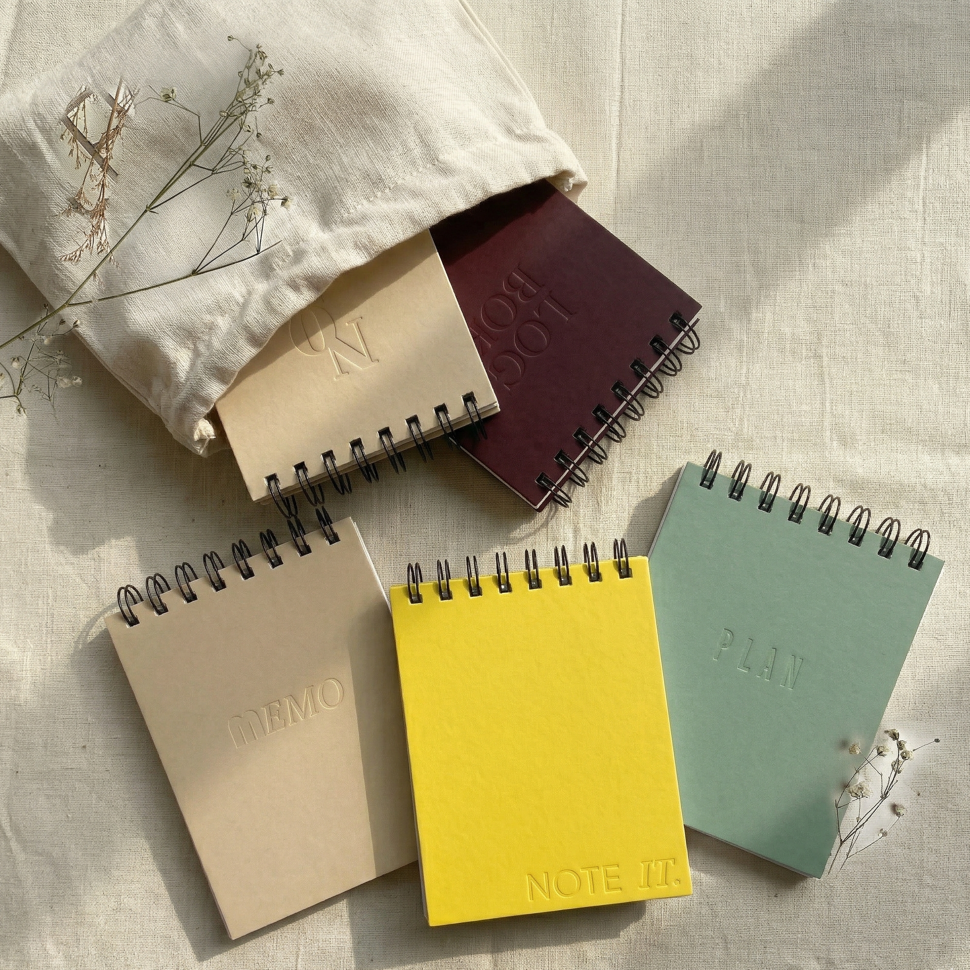 Assorted Small Notepads ( SET OF 5)