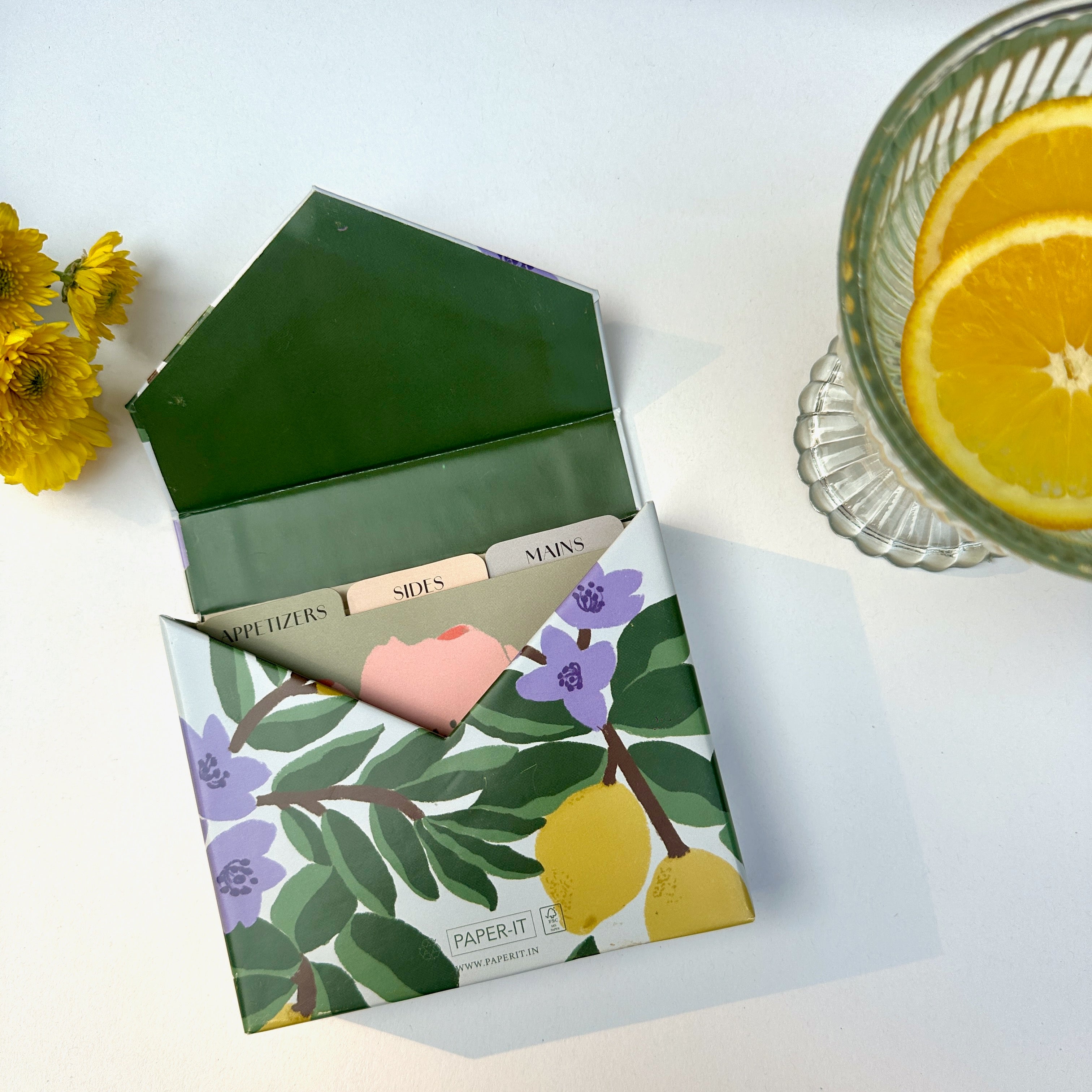 Sunny Lavender | Recipe Cards Box