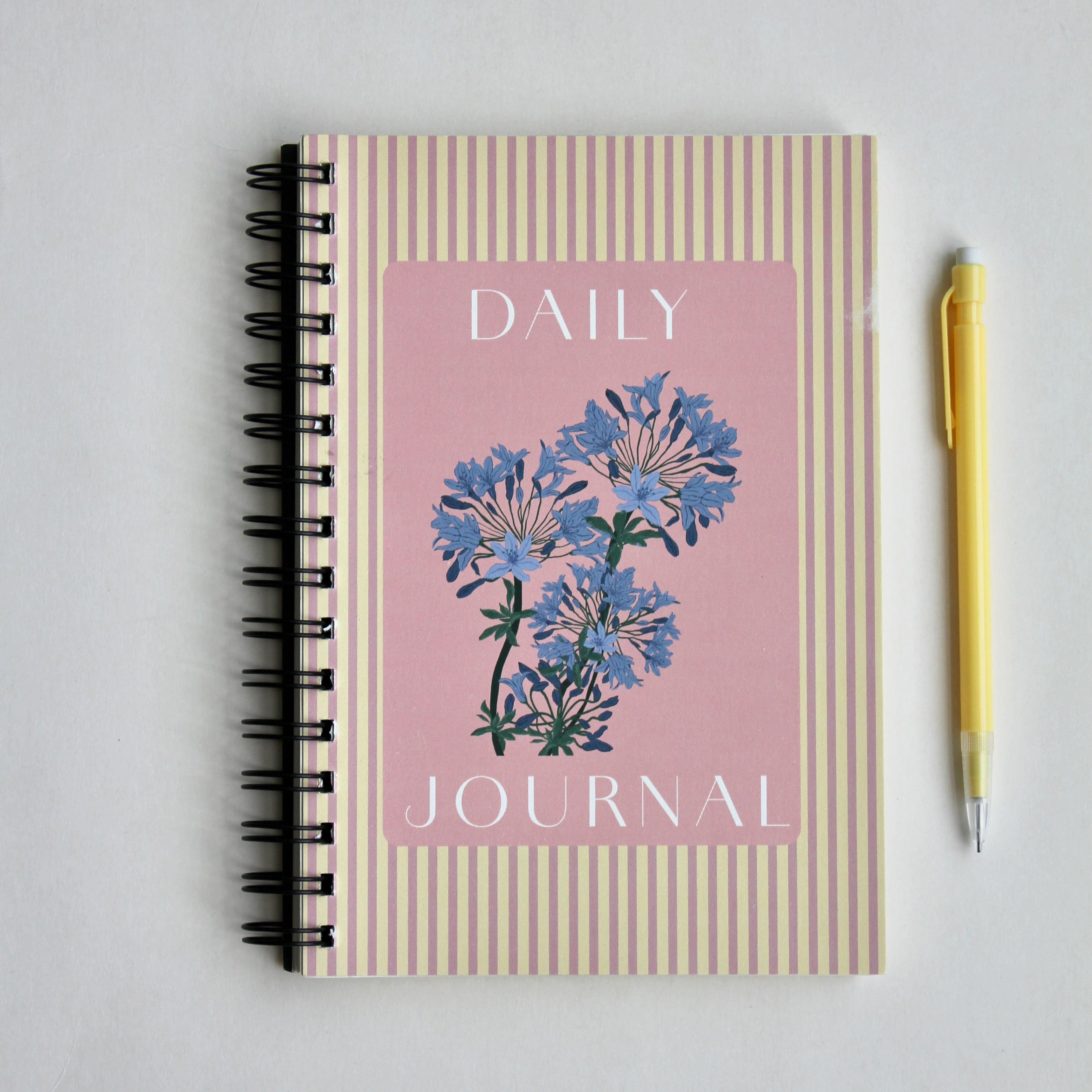 A5 Botanical Strips Notebook