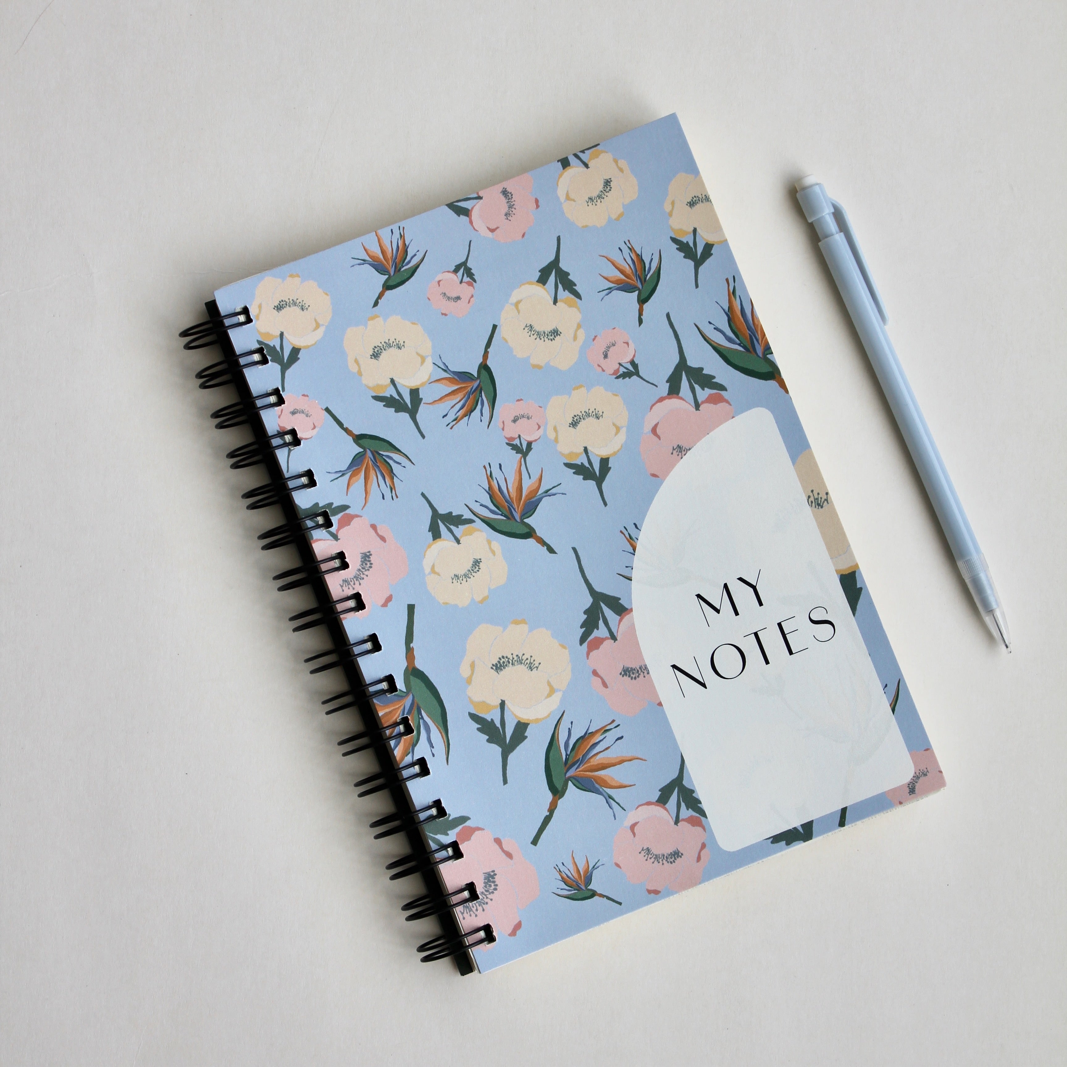 A5 Cobalt Blossoms Notebook
