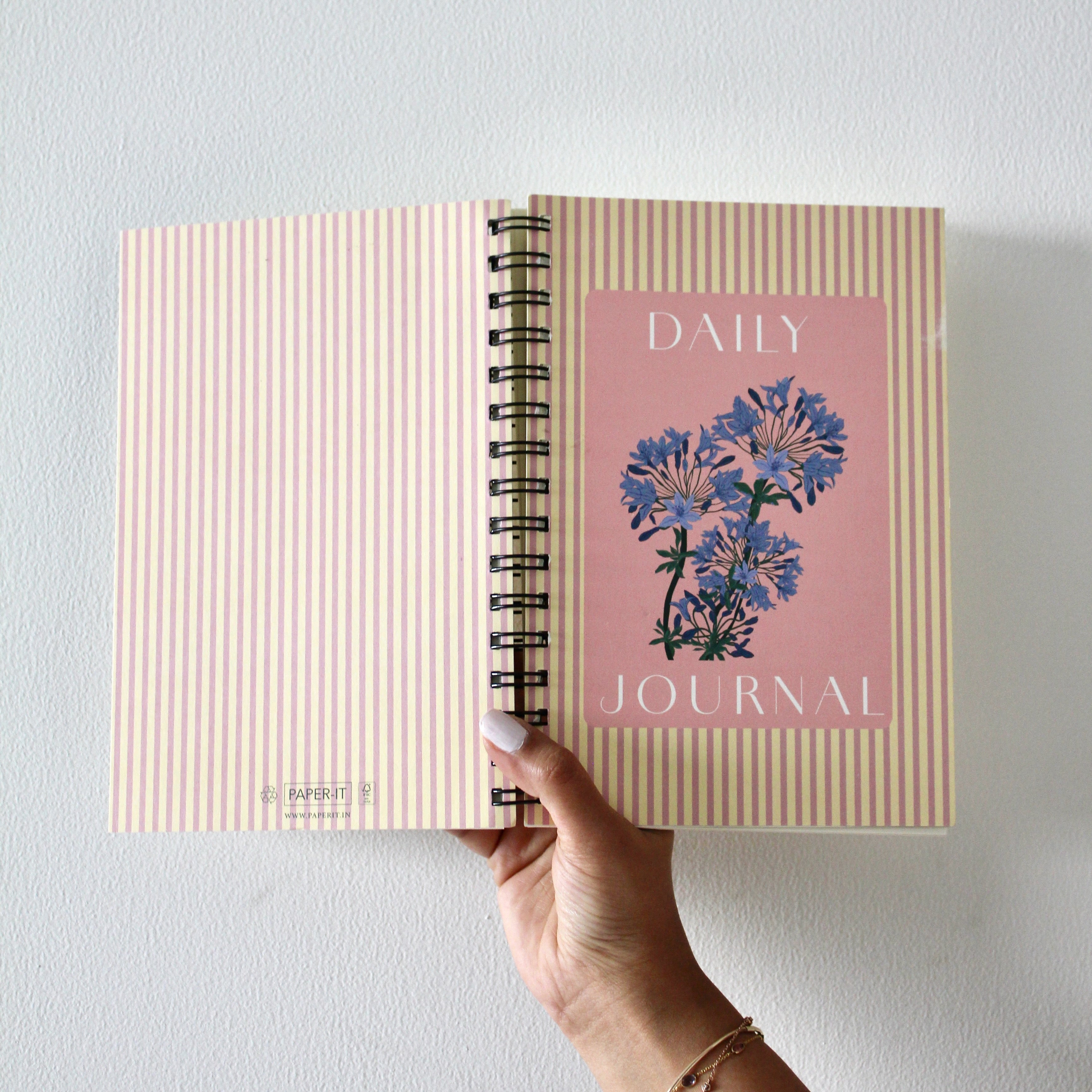 A5 Botanical Strips Notebook