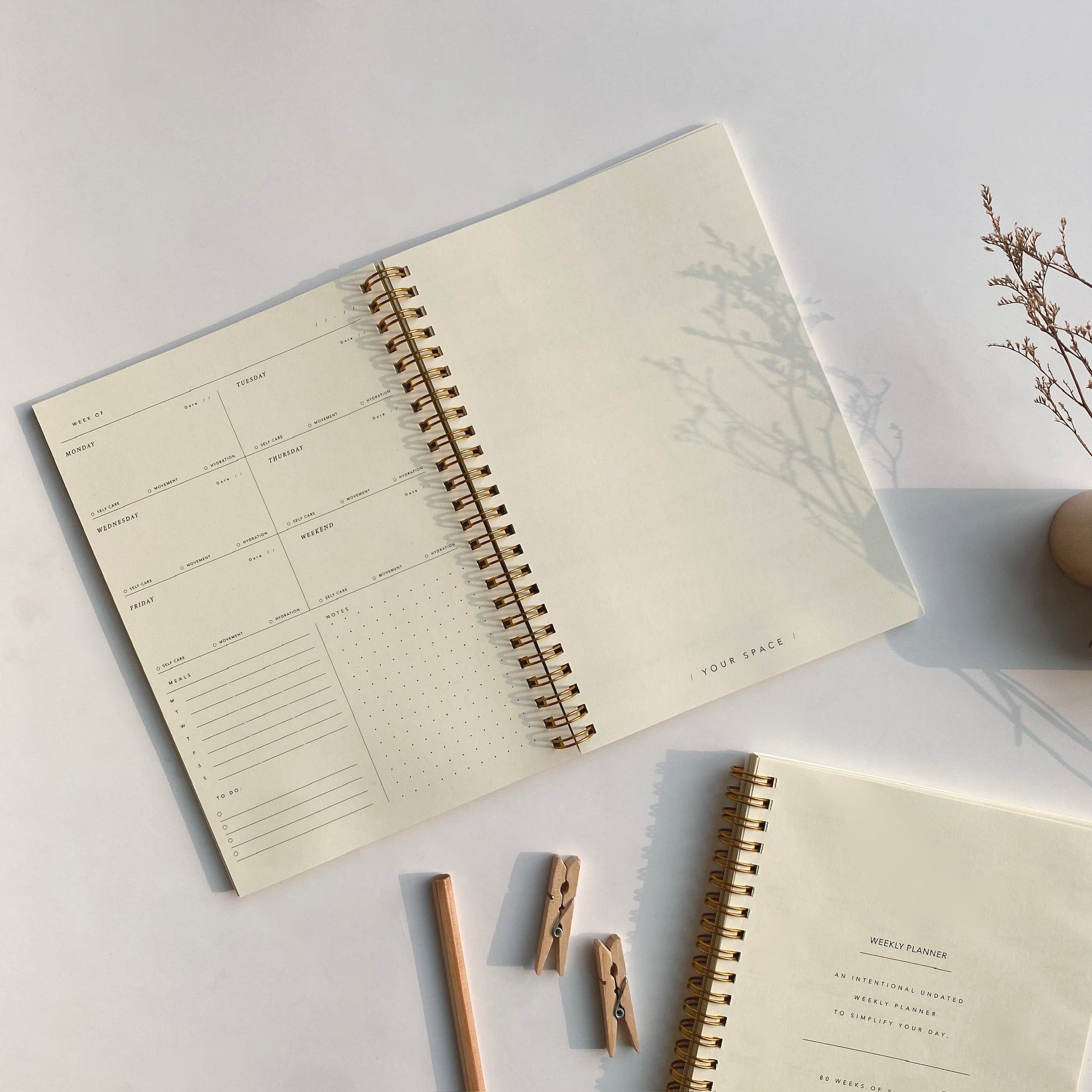 A5 lush lines planner notebook