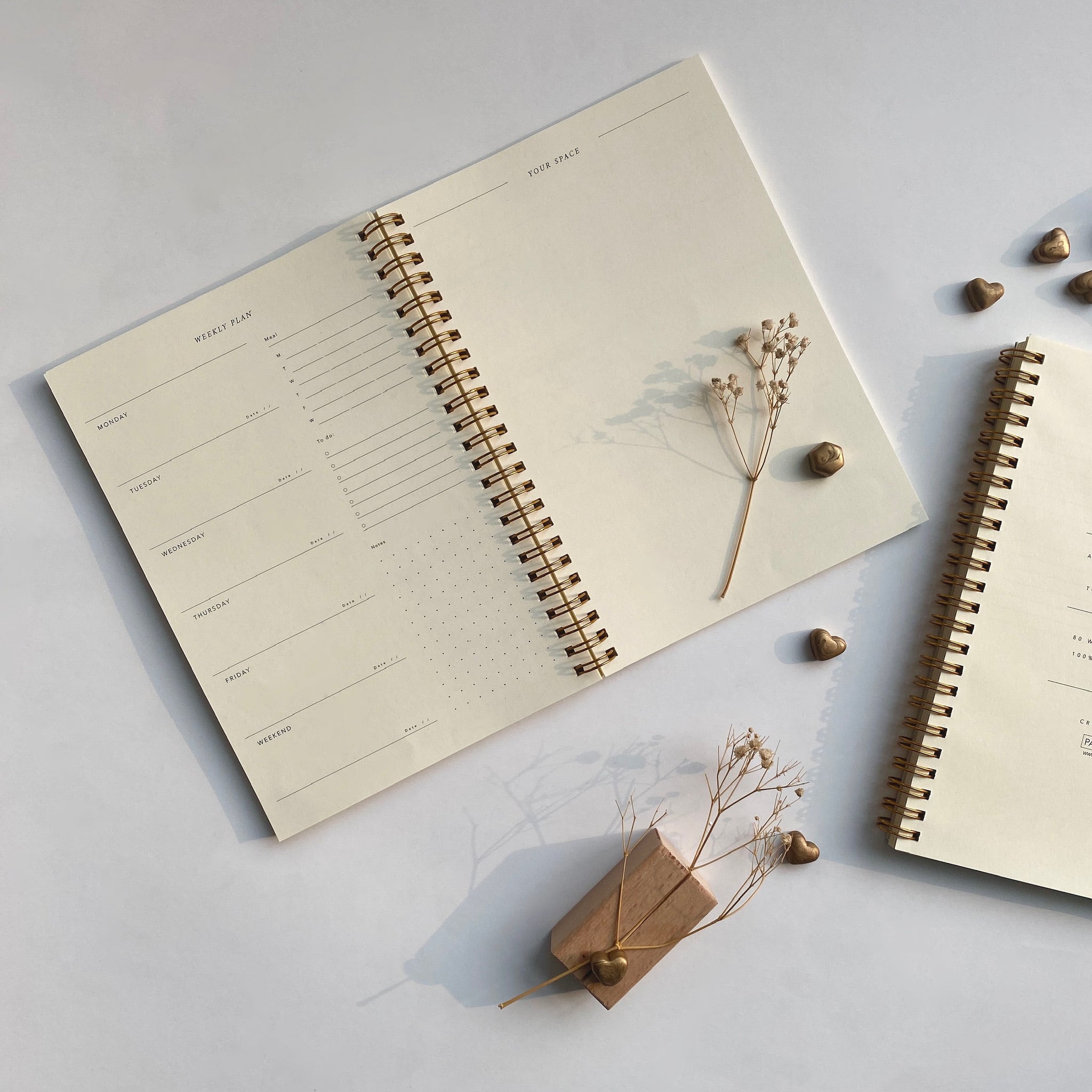 A5 soft season planner notebook