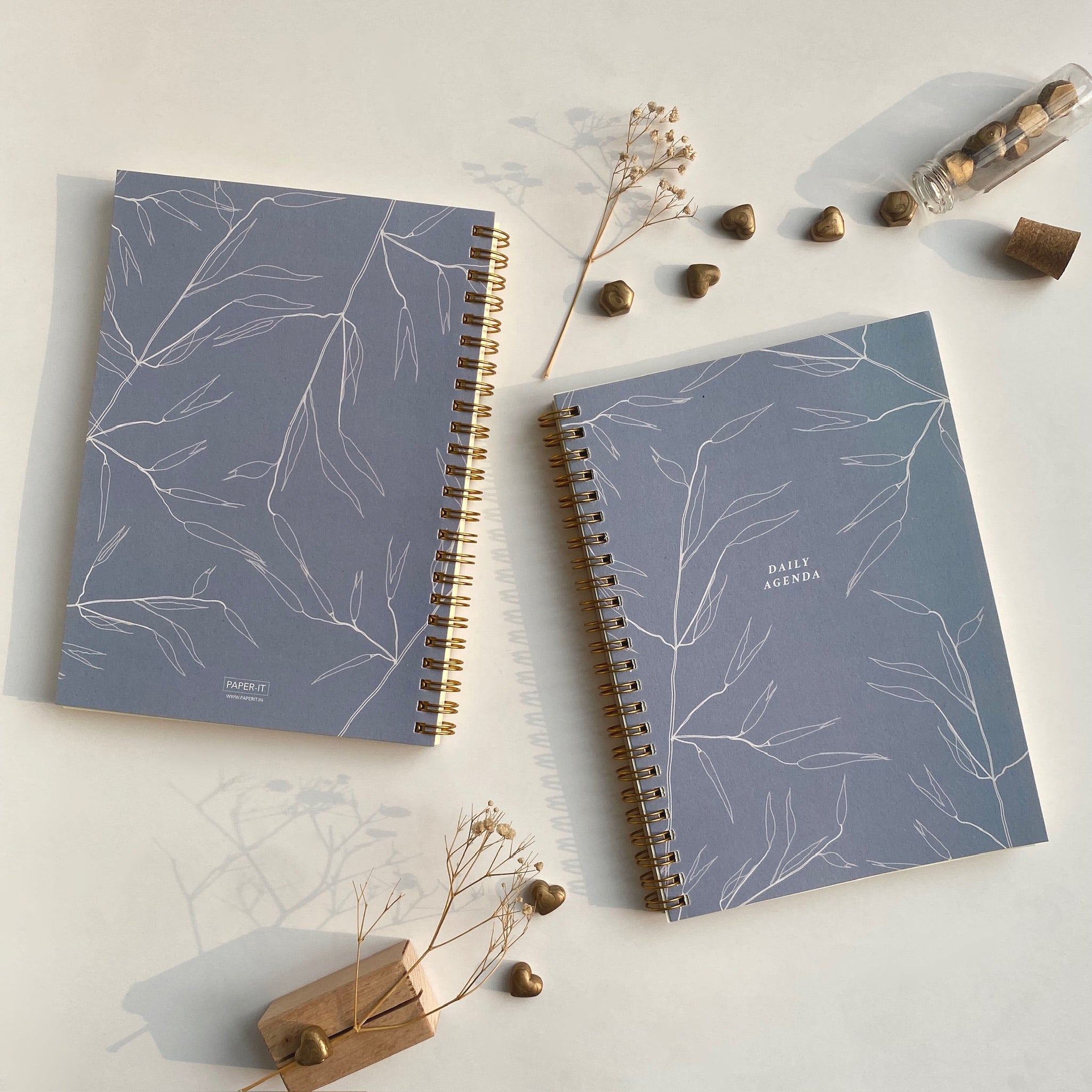 A5 luna leaves planner notebook