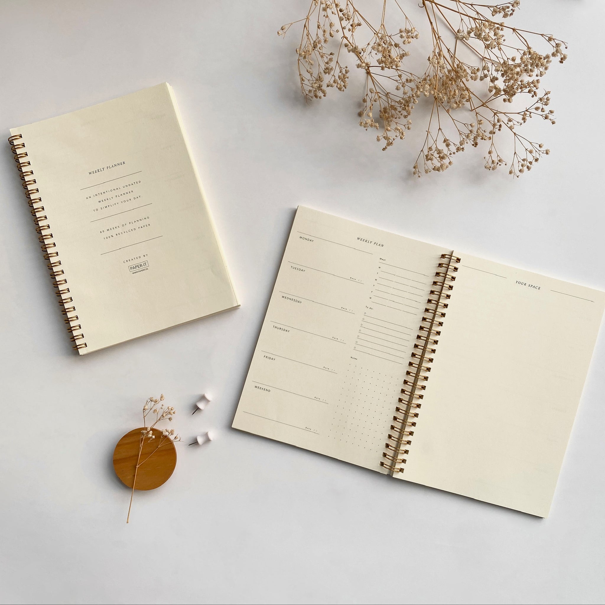 A5 soft season planner notebook