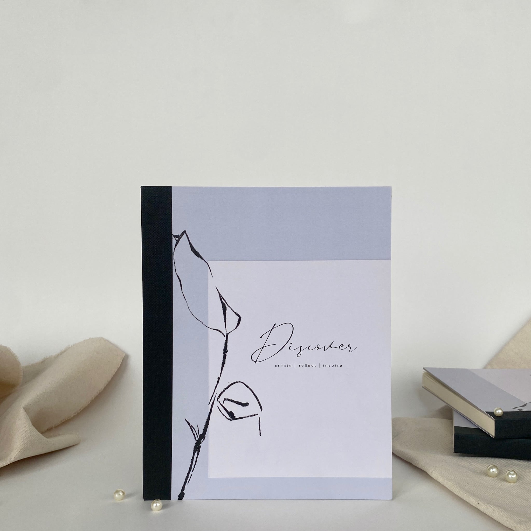 Lilac days hardcover notebook