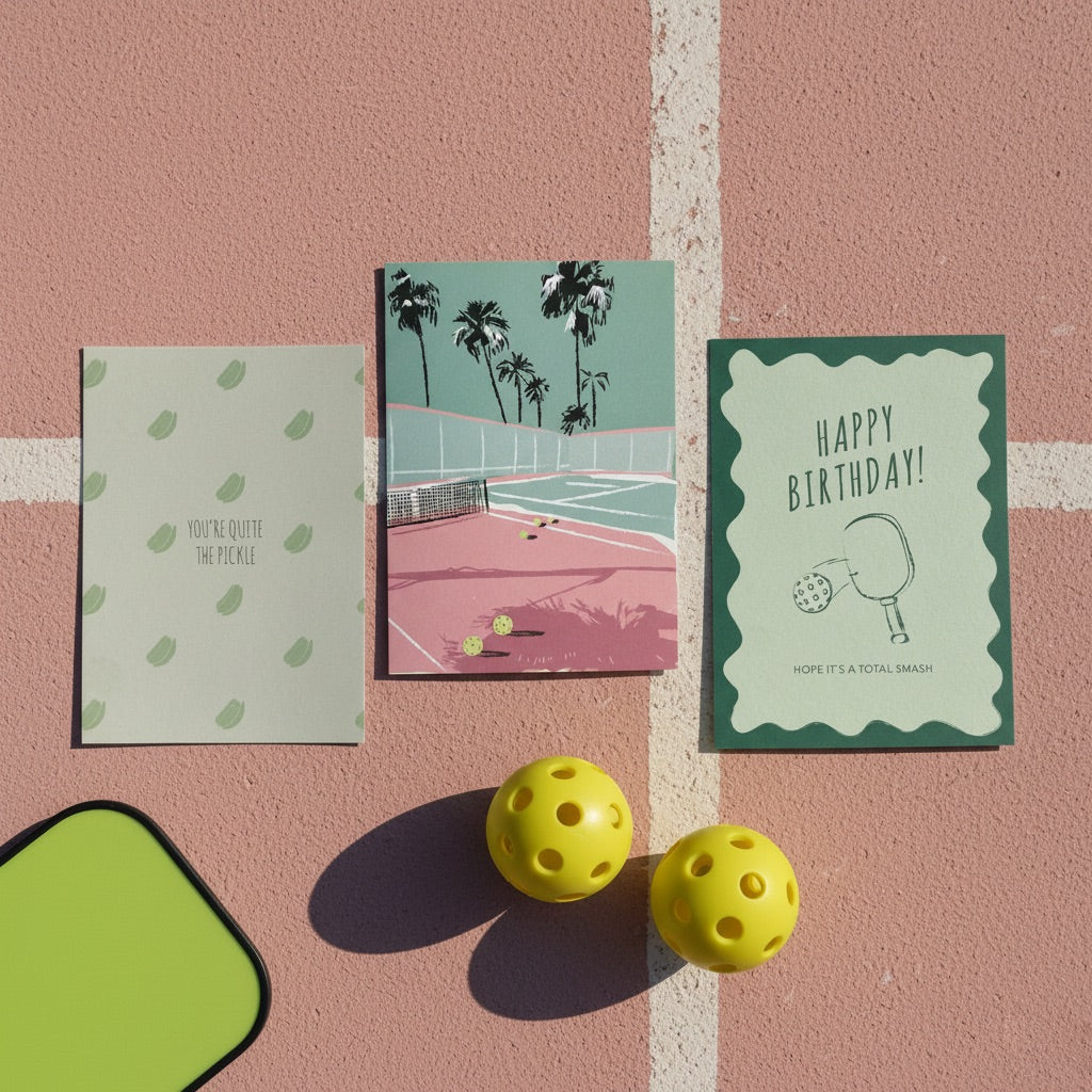 Game, Set, Cards (set of 6 note cards)