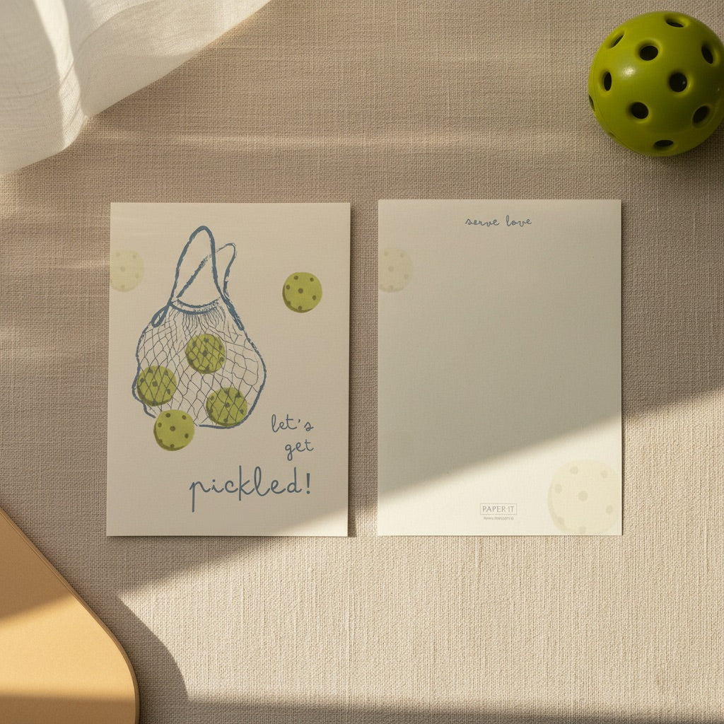 Game, Set, Cards (set of 6 note cards)