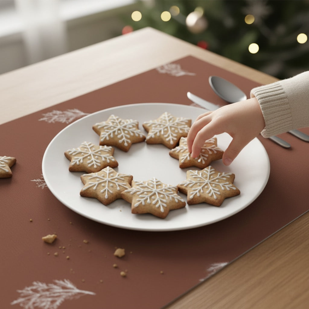 Coral Paper Tablemats <br/> Set of 50