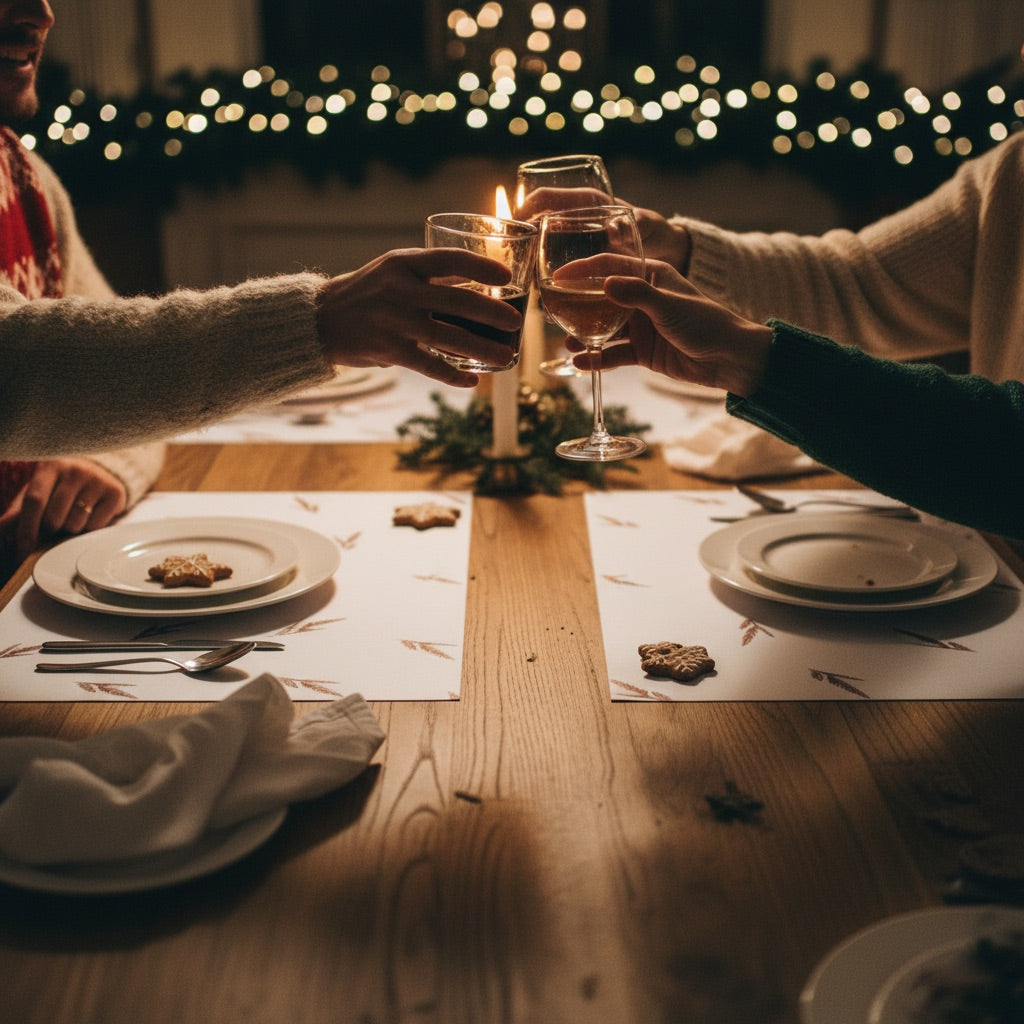 Coral Paper Tablemats <br/> Set of 50