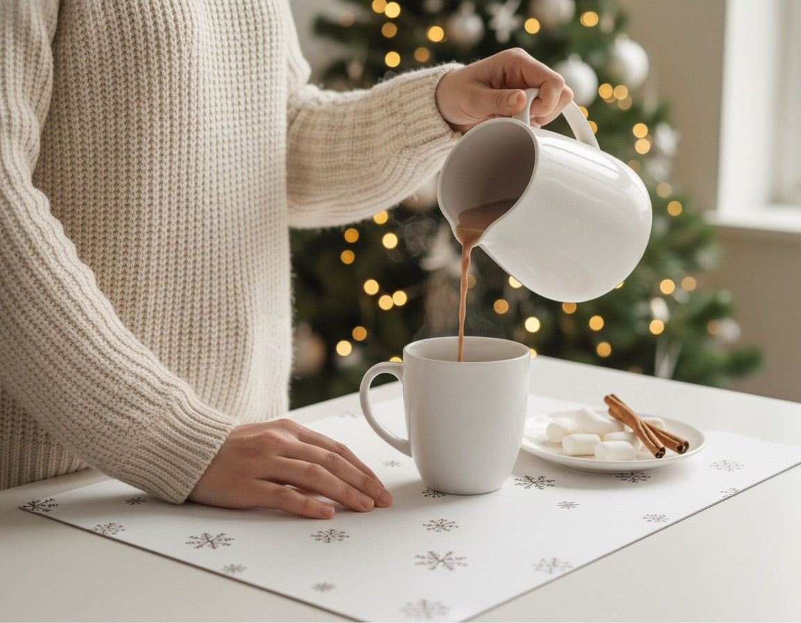 Snowflake Paper Tablemats <br/> Set of 50