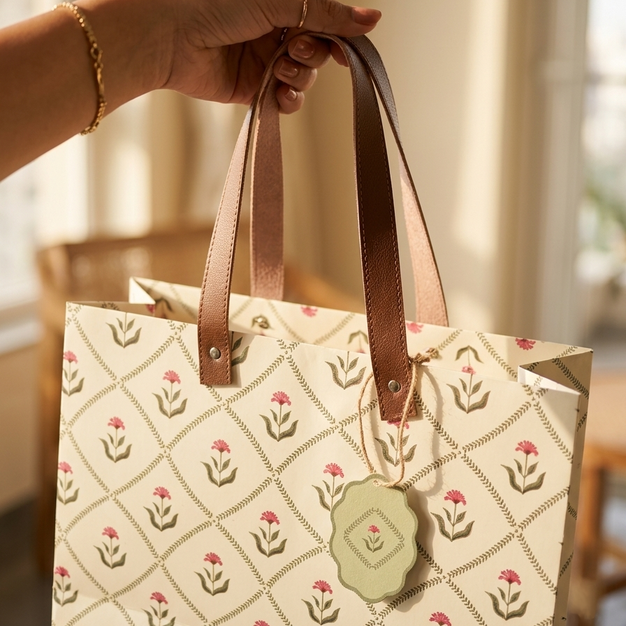 Petal Gift Bag (15 × 9.5 × 4.5 inches )