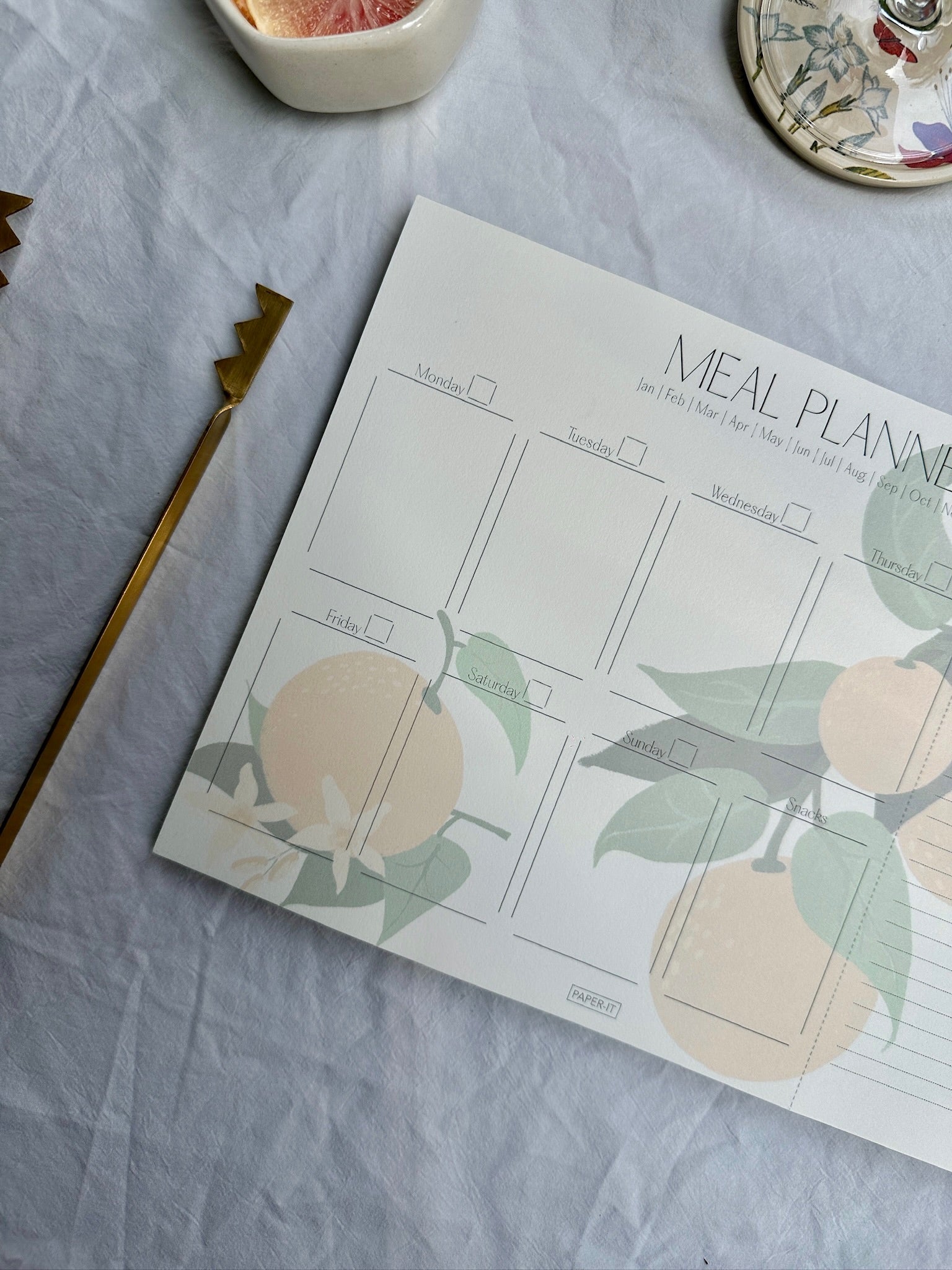 Citrus grove meal planner