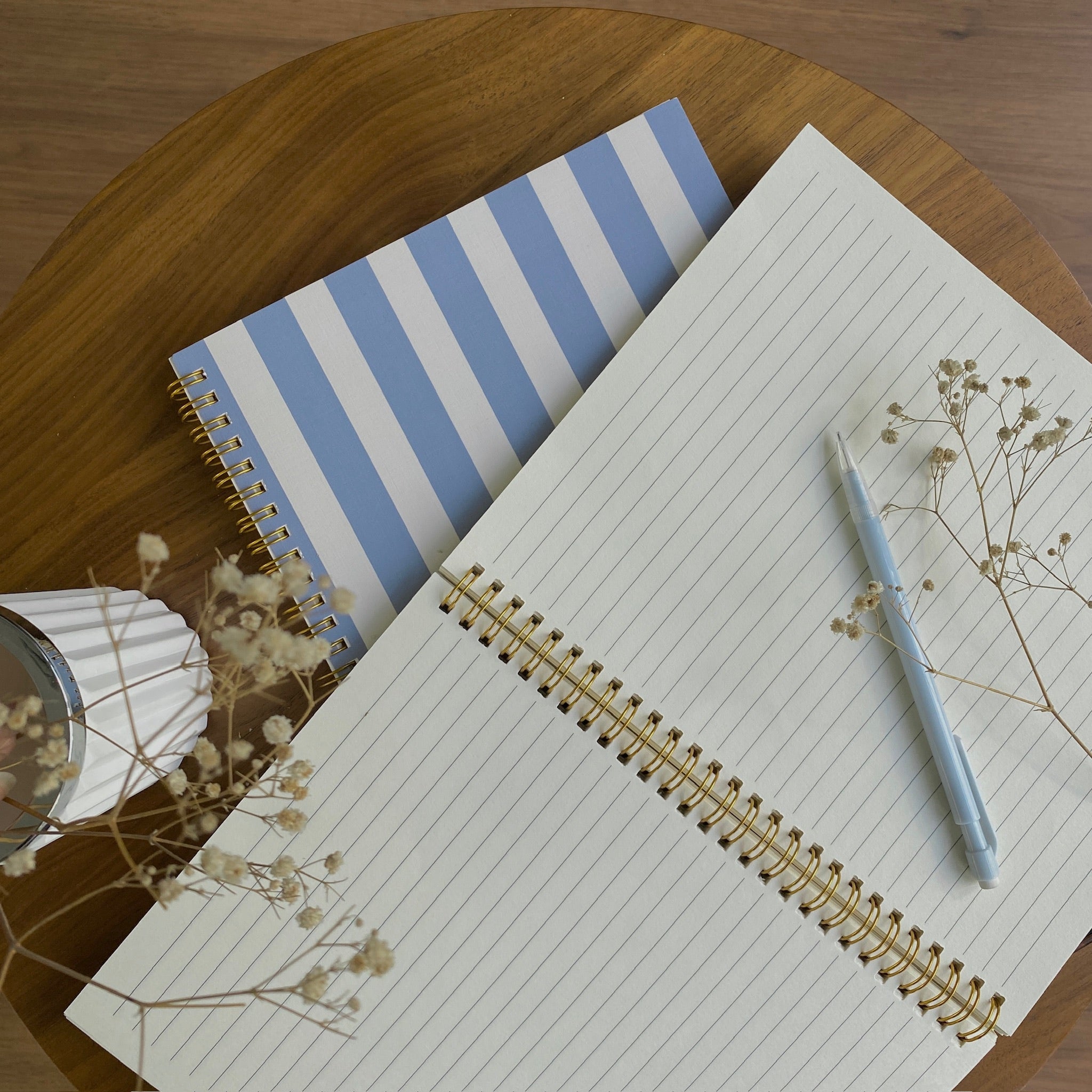 Ocean stripe notebook