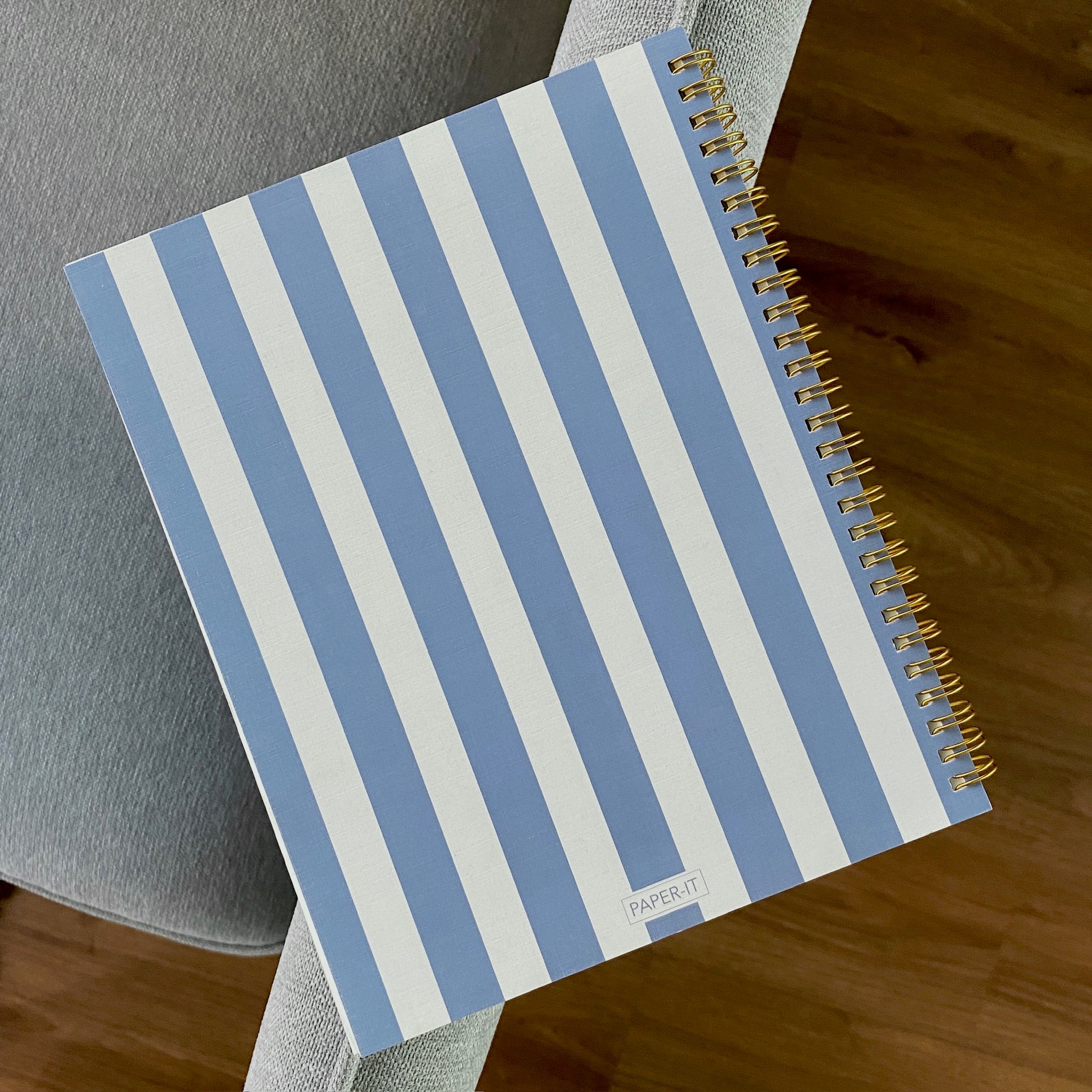 Ocean stripe notebook