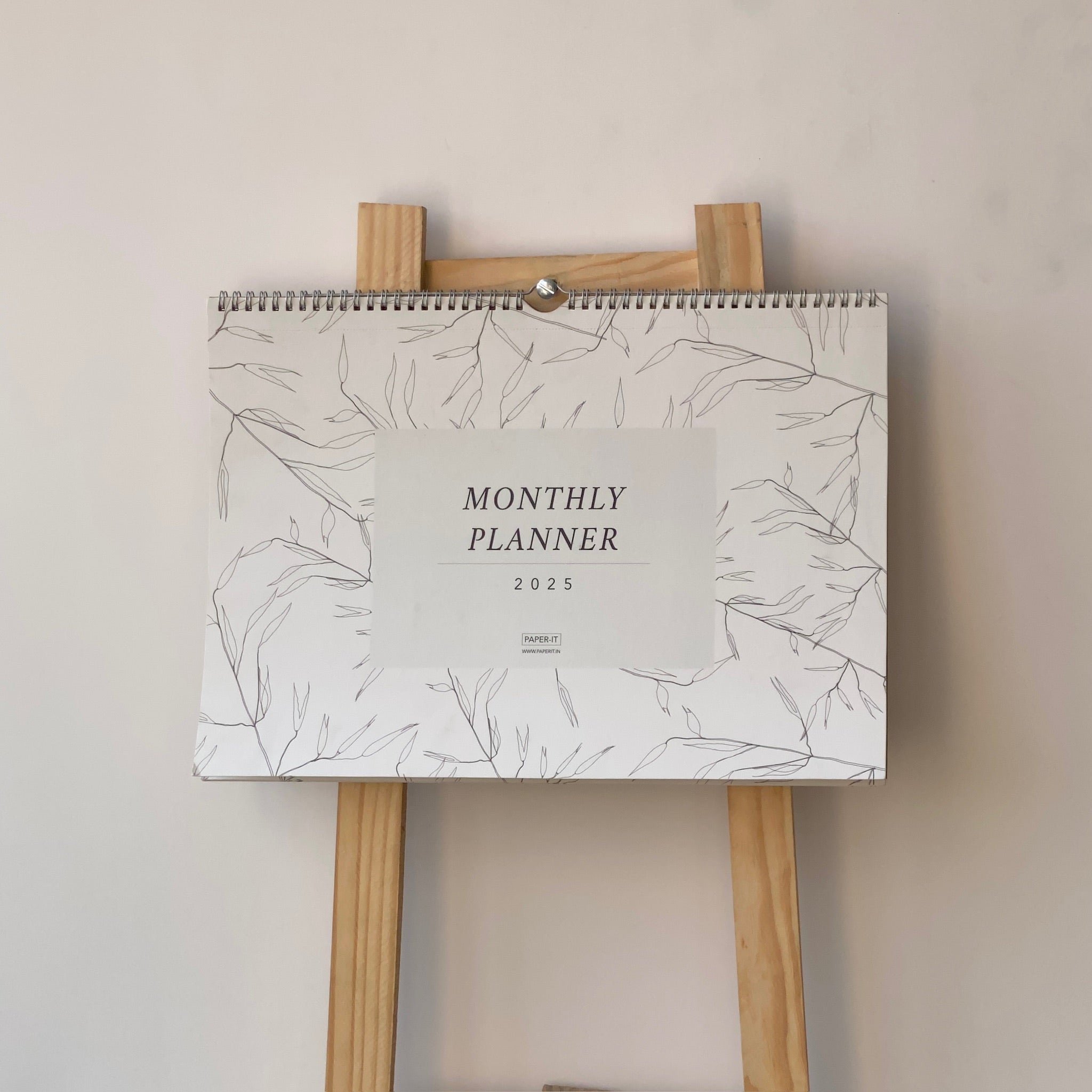 Linen monthly planner