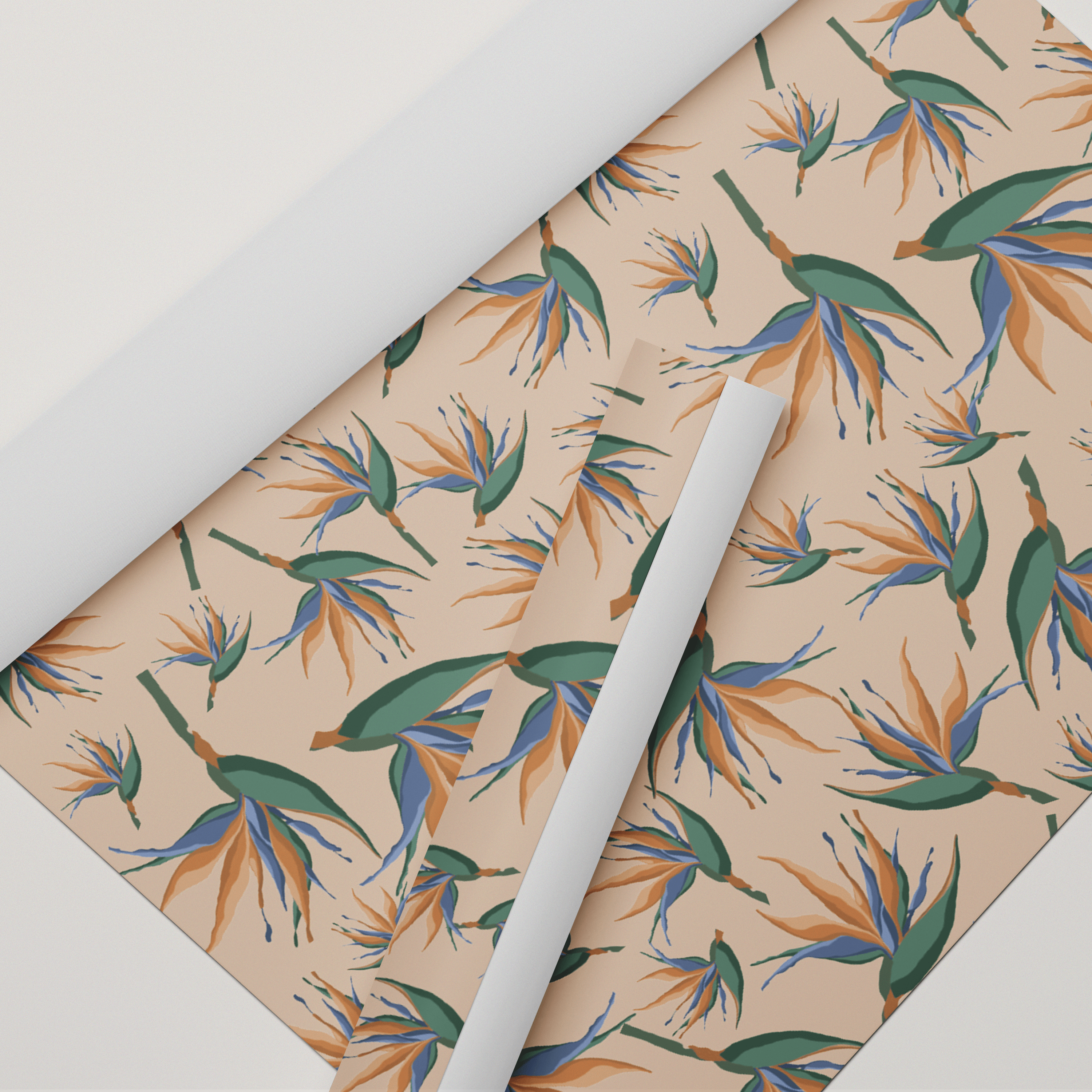 Paradise wrapping sheets+note cards (set of 5)