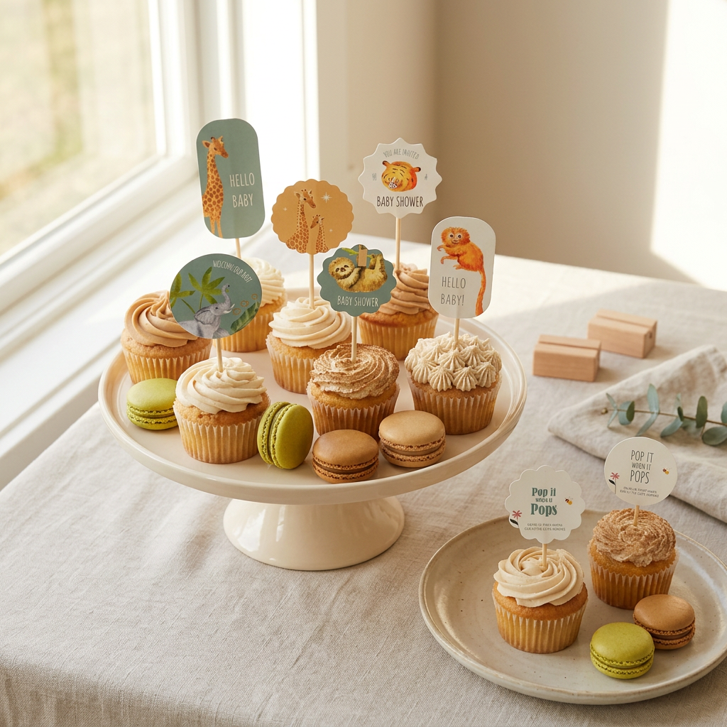 Baby shower tags (set of 10)