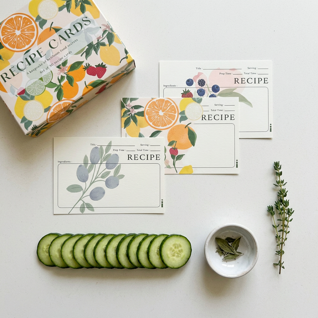 Citrus Grove | Recipe Cards Box