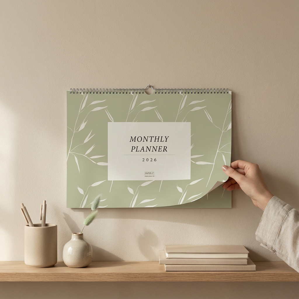 DIY Sage monthly planner