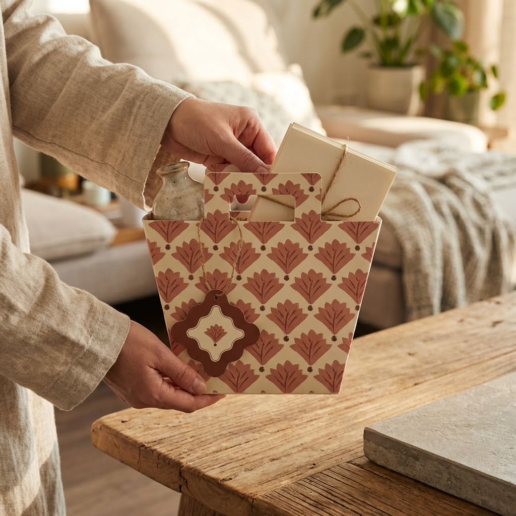 Terracotta Gift Bag (7 × 5 × 2.5 INCHES)