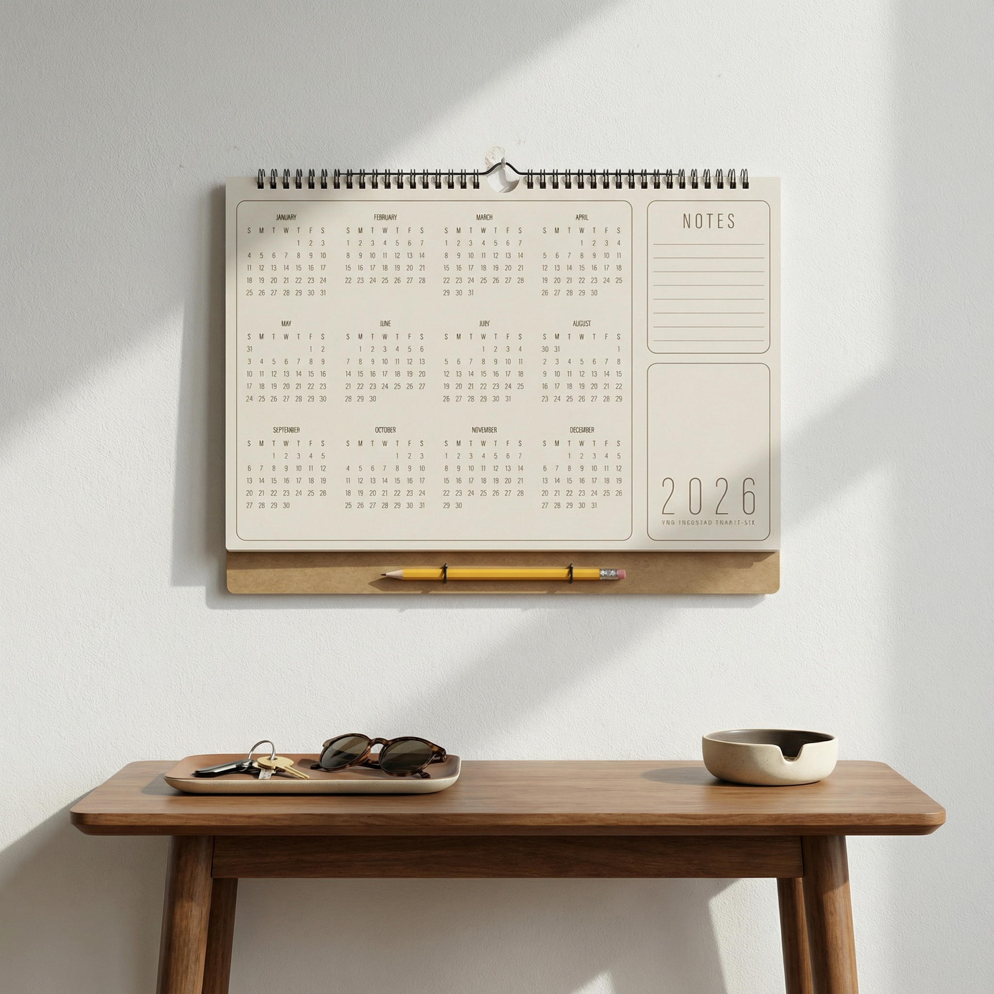 2026 wall calendar