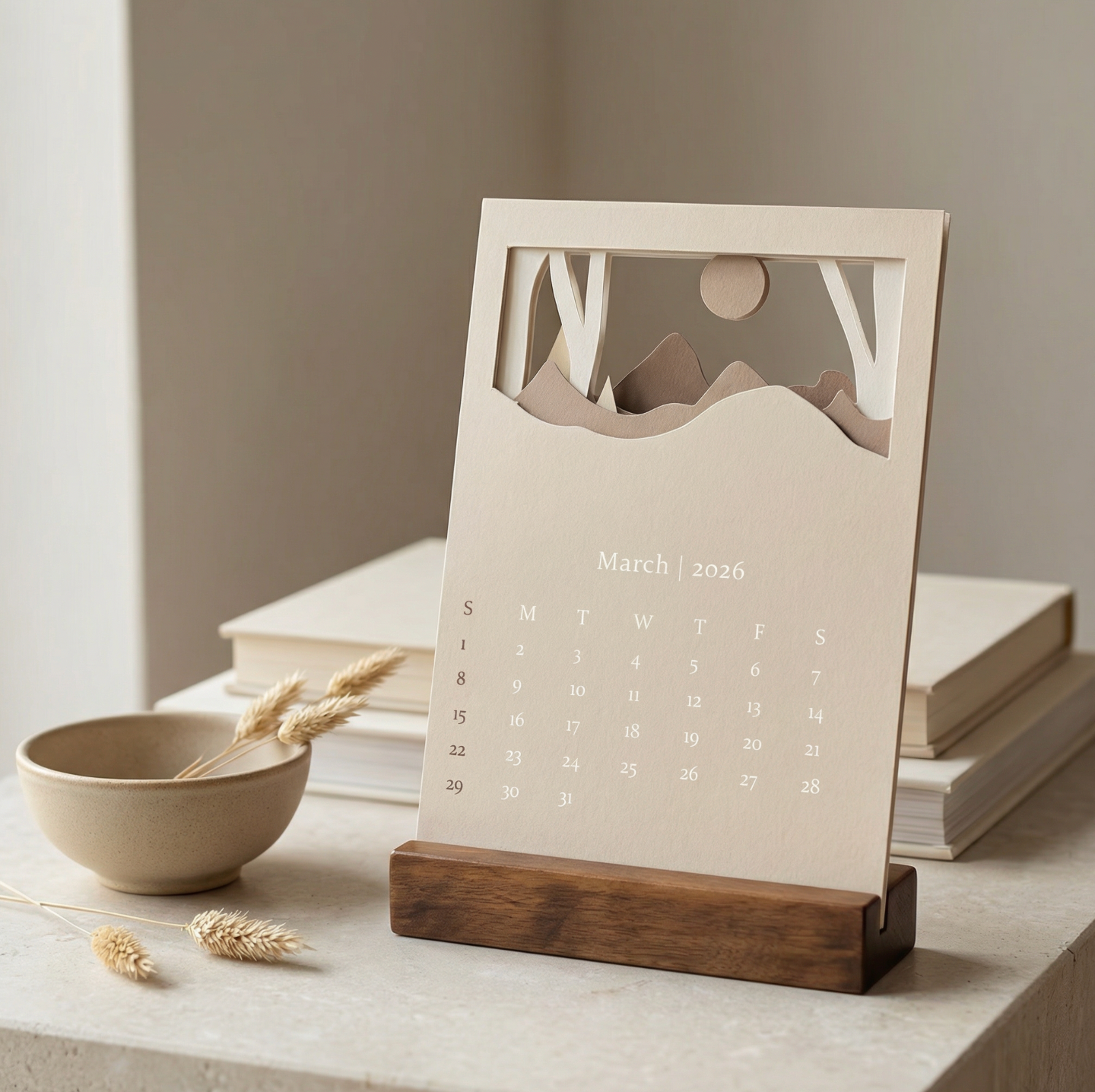 2026 Landscape Desk Calendar